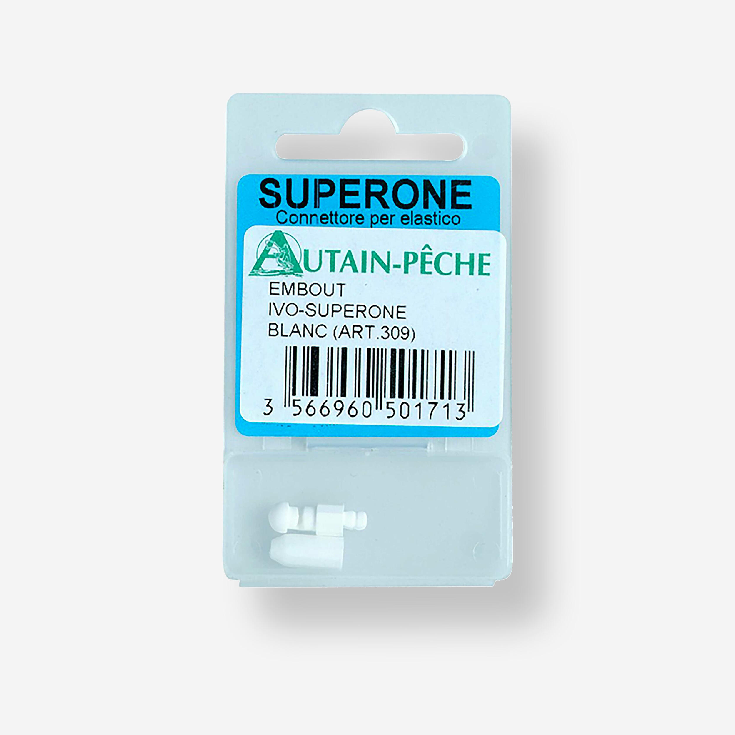 Autain Spitzenkappe Endstück Gummizugmontage Super One weiss