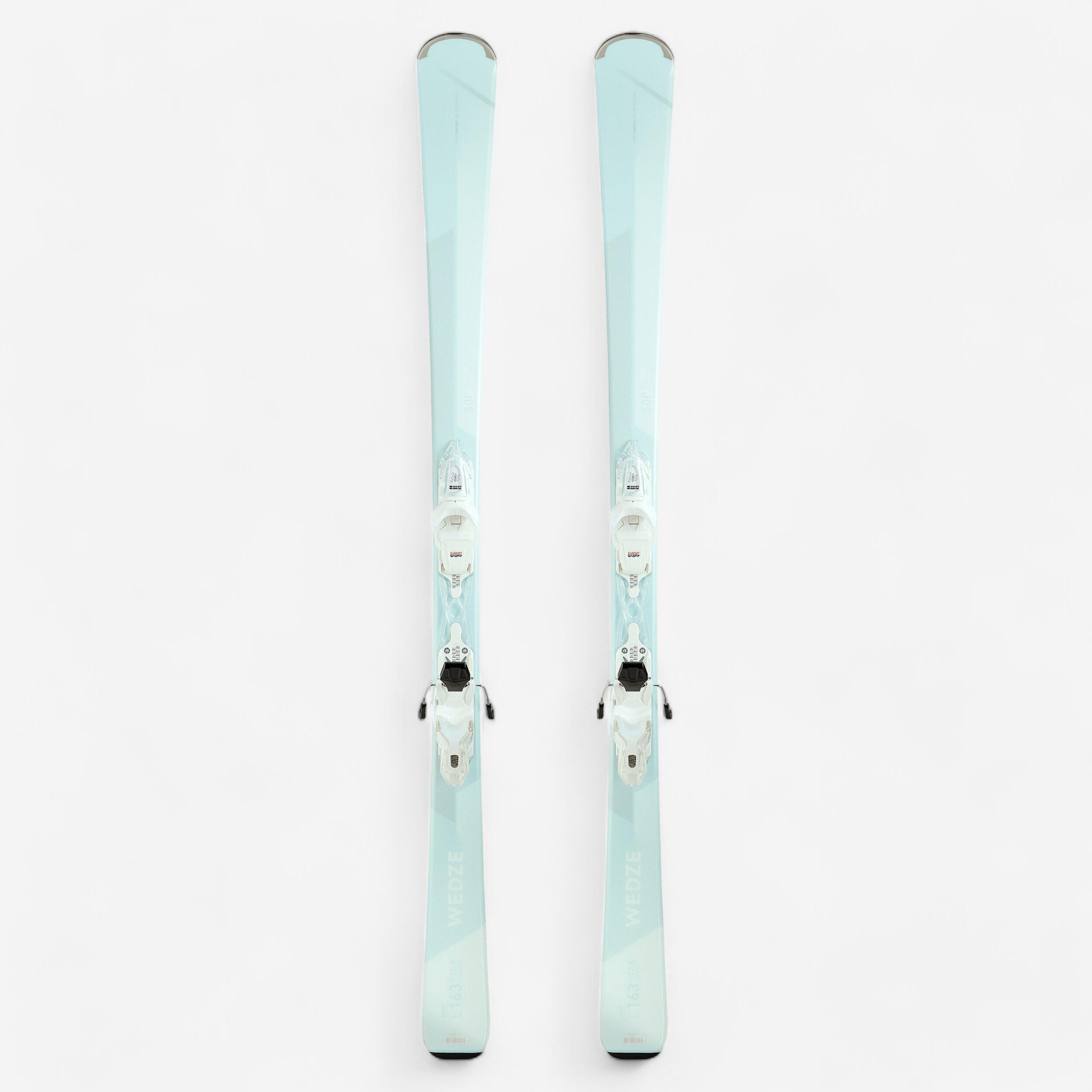 Wedze Ski Piste Boost 500 Damen Blau