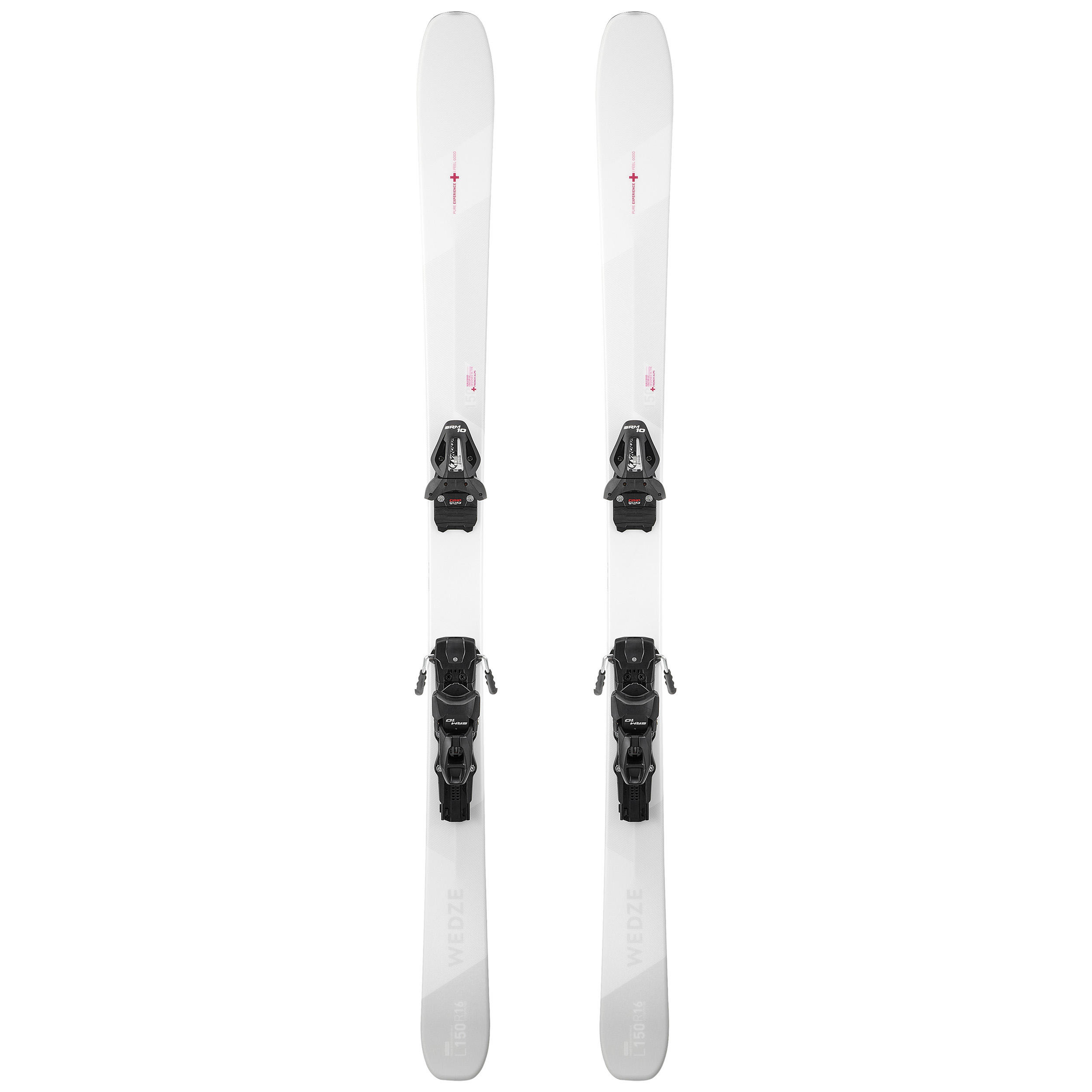 Wedze Ski All Mountain Cross 150+ Damen weiss und violett