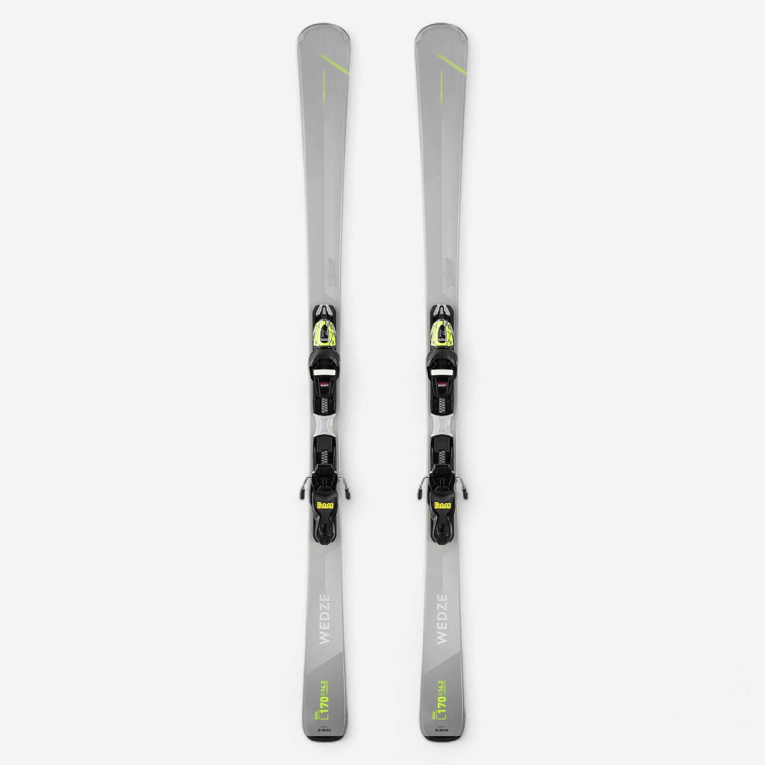 Wedze Ski Piste Boost 580 Herren grau