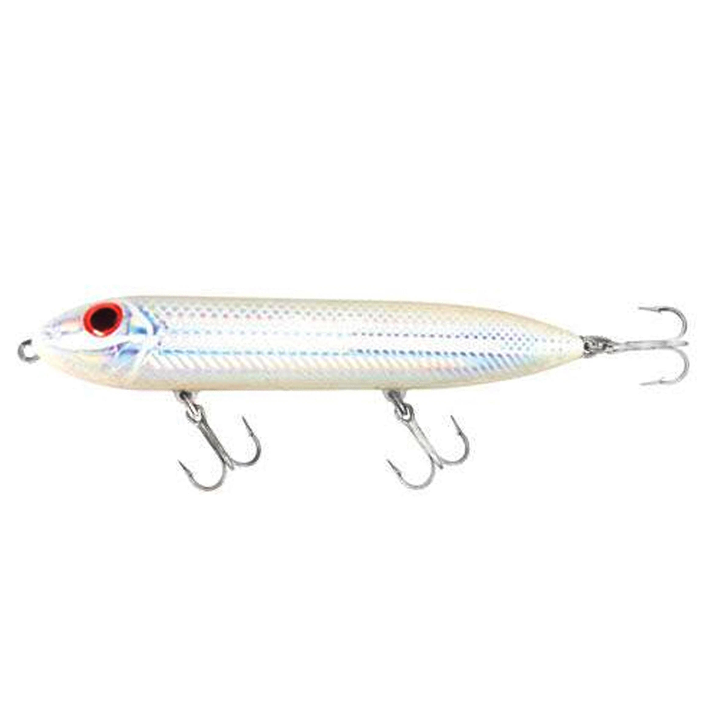 Flashmer Oberflächenköder Mini Super Spook JR 14 GR Elfenbein