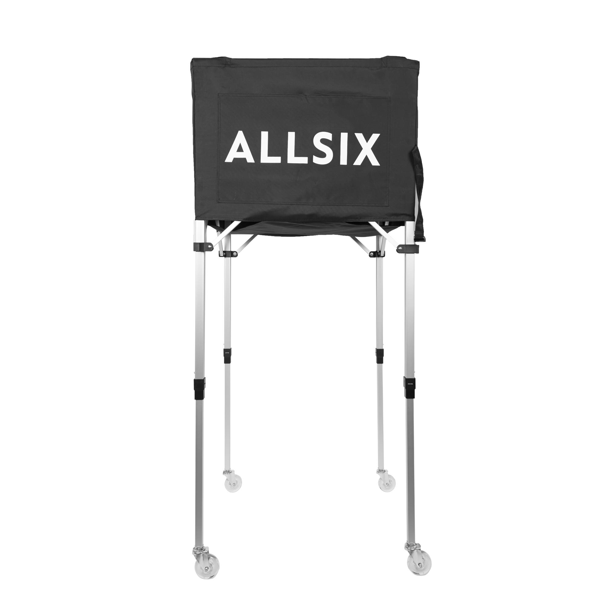 Allsix Volleyball-Ballwagen verstellbar VBB900 marineblau