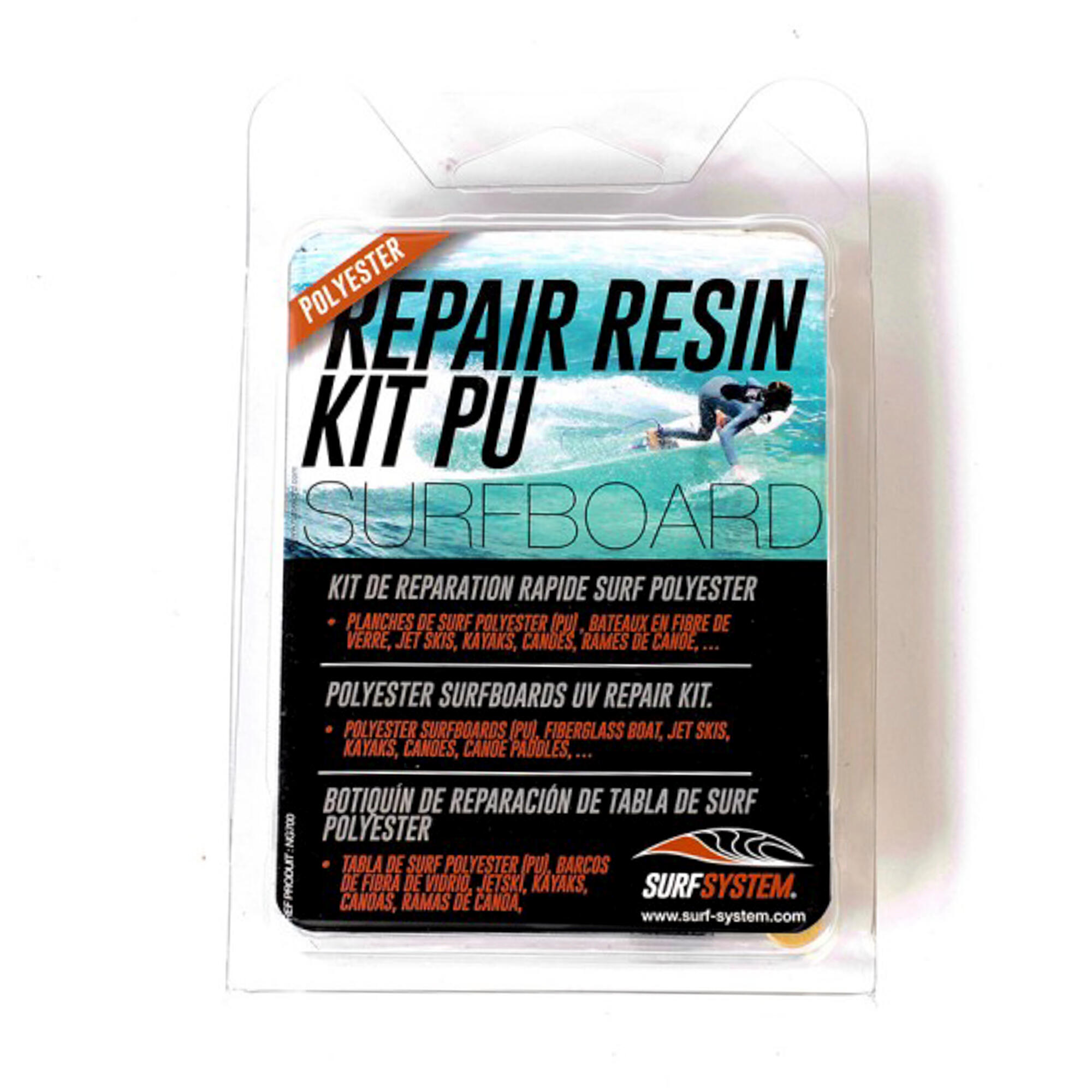 Surfsystem Reparatur-Set für Surfboard aus Polyesterharz