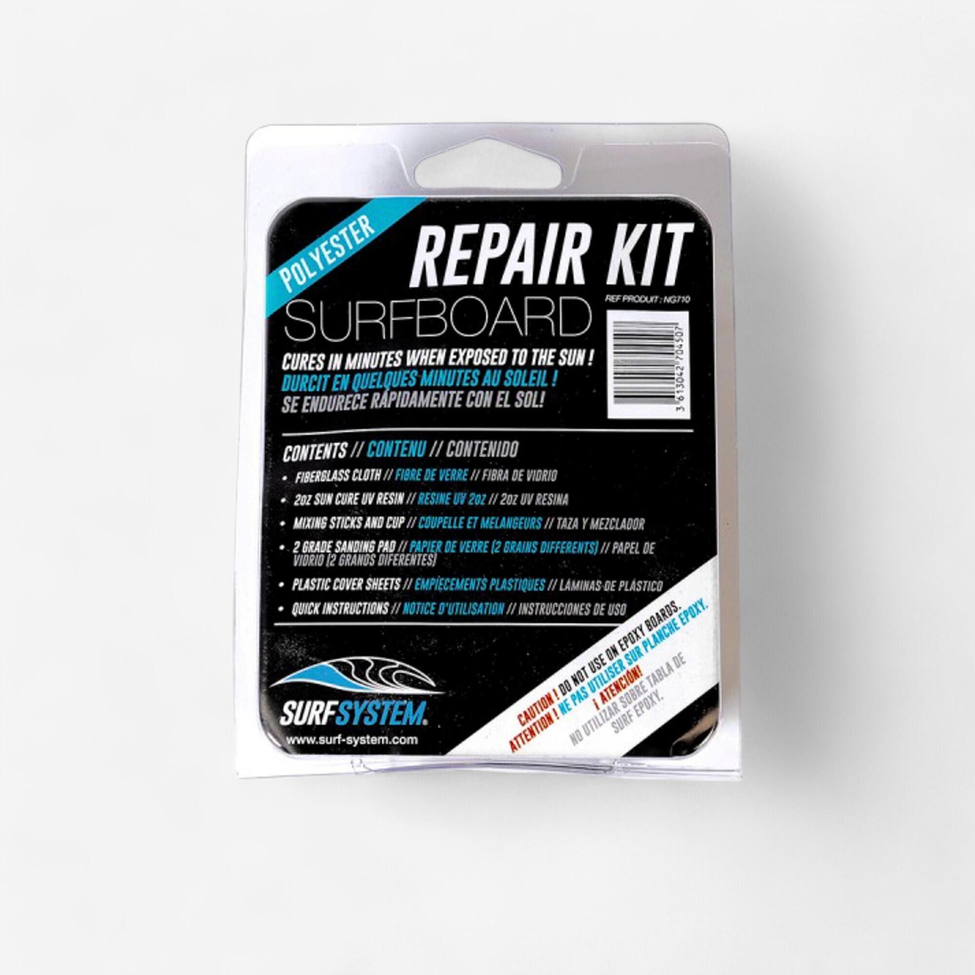 Surfsystem Reparatur-Set für Surfboard aus Polyesterharz