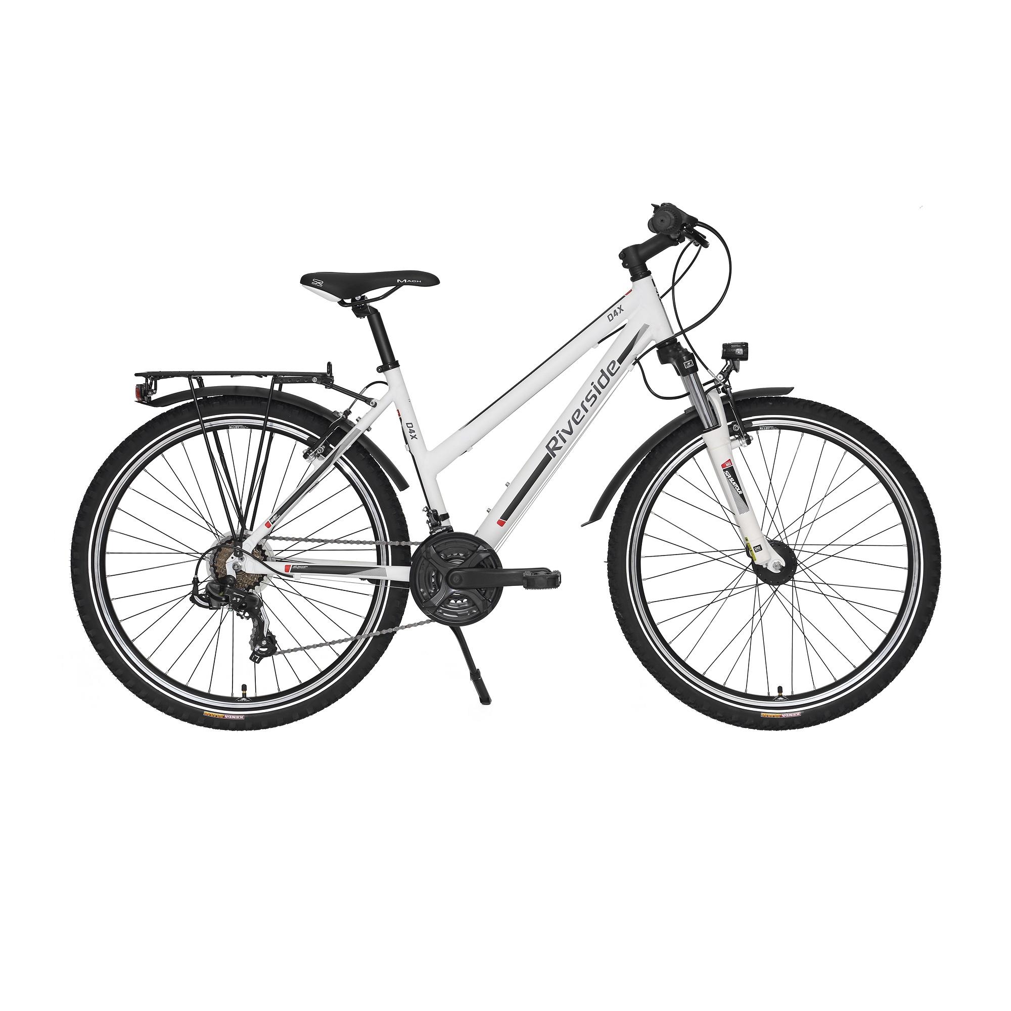Riverside Trekkingrad 26 Zoll D4 X Damen/Mädchen weiss