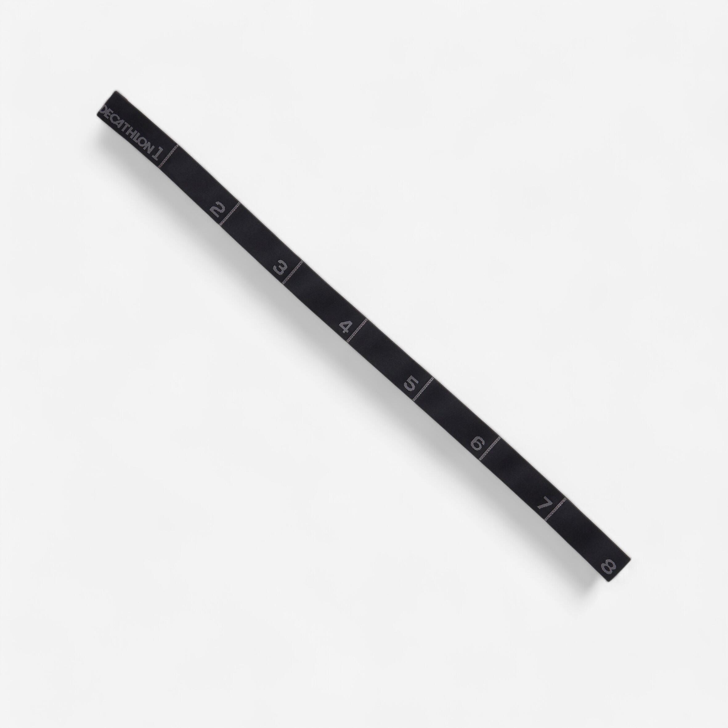 Domyos Fitness Band Trainingsband Hard 15 kg/33 lbs Textil schwarz