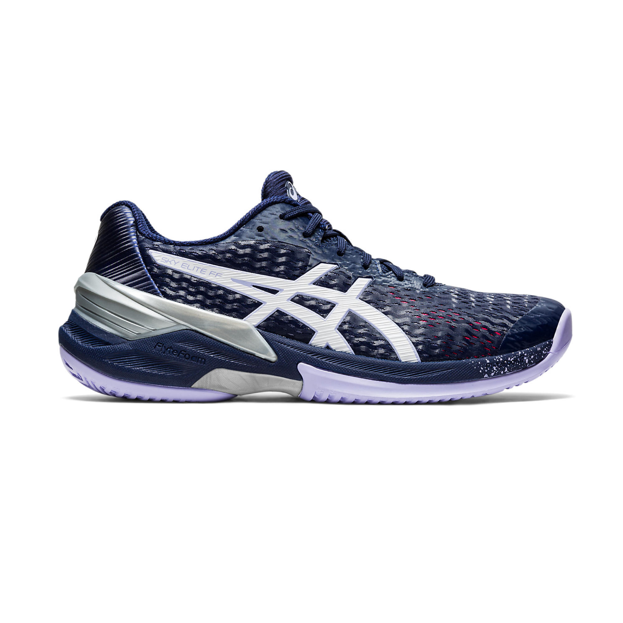 Asics Volleyballschuhe Sky Elite Damen violett/blau