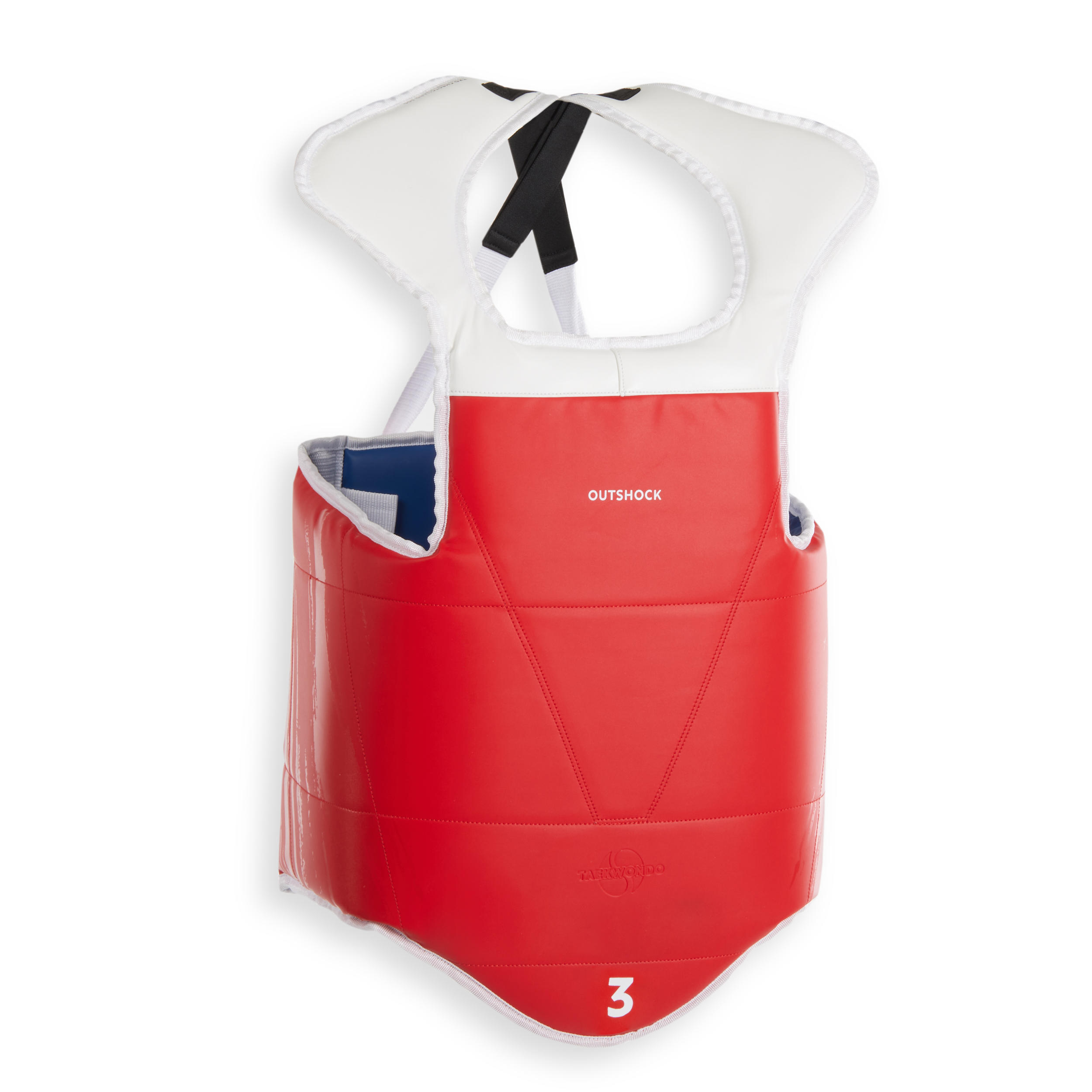 Outshock Brustschutz Taekwondo 500 wendbar Erwachsene