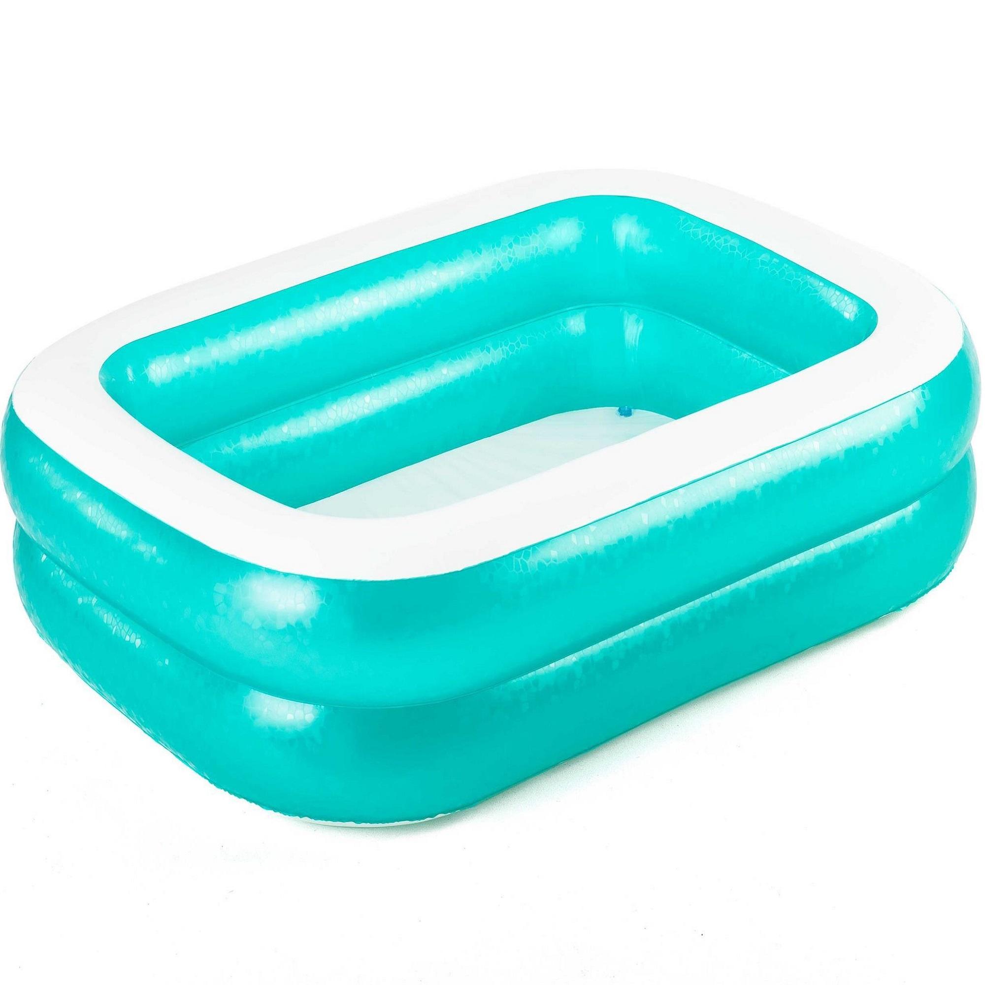 Bestway Planschbecken Bestway rechteckig 201 x 150 x 51cm aufblasbar