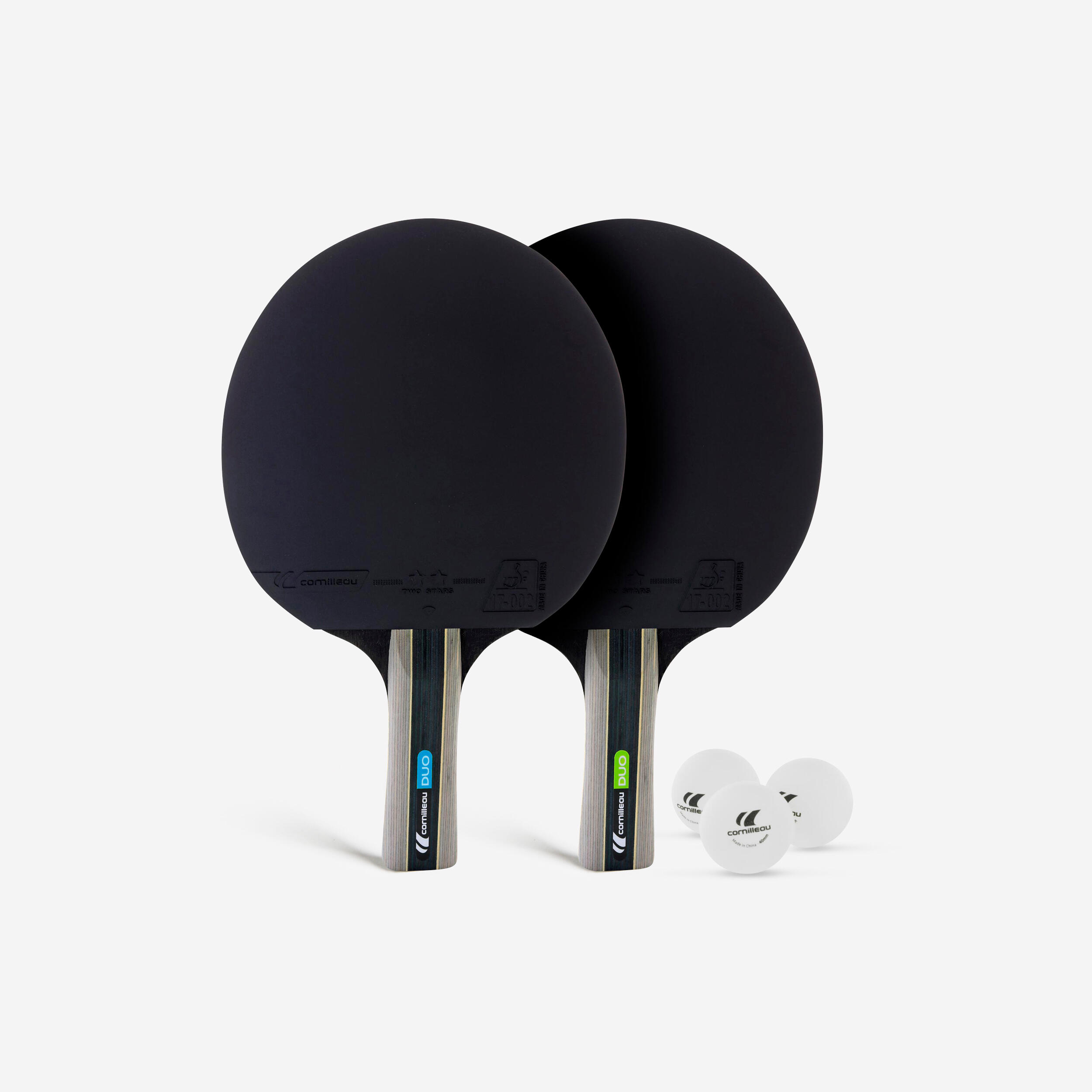 Cornilleau Tischtennis-Set mit 2 Tischtennisschlägern 3 Bällen