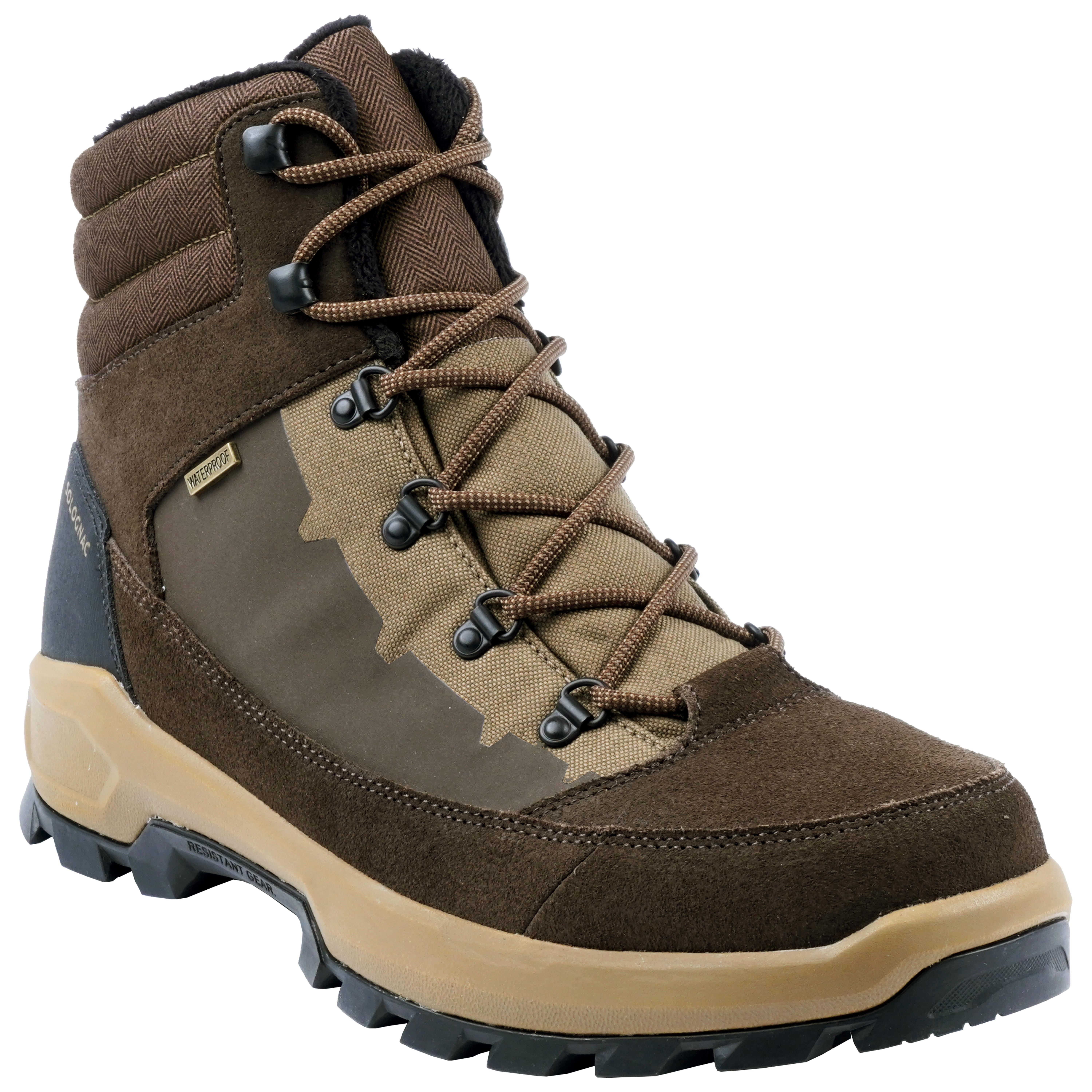 Solognac Jagdstiefel CROSSHUNT 500 warm wasserdicht beige/braun