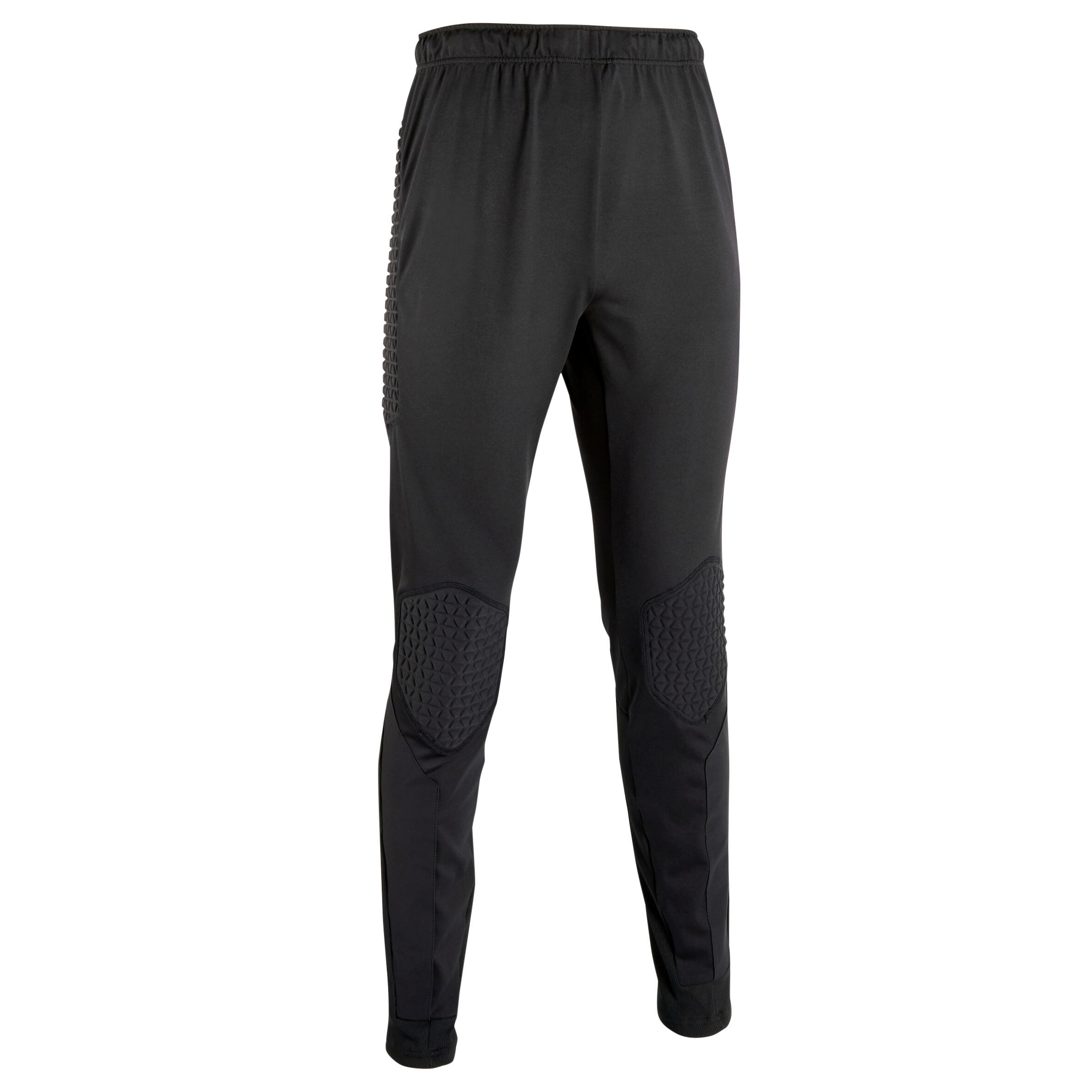 Kipsta Torwarthose lang Fussball F500 Erwachsene schwarz