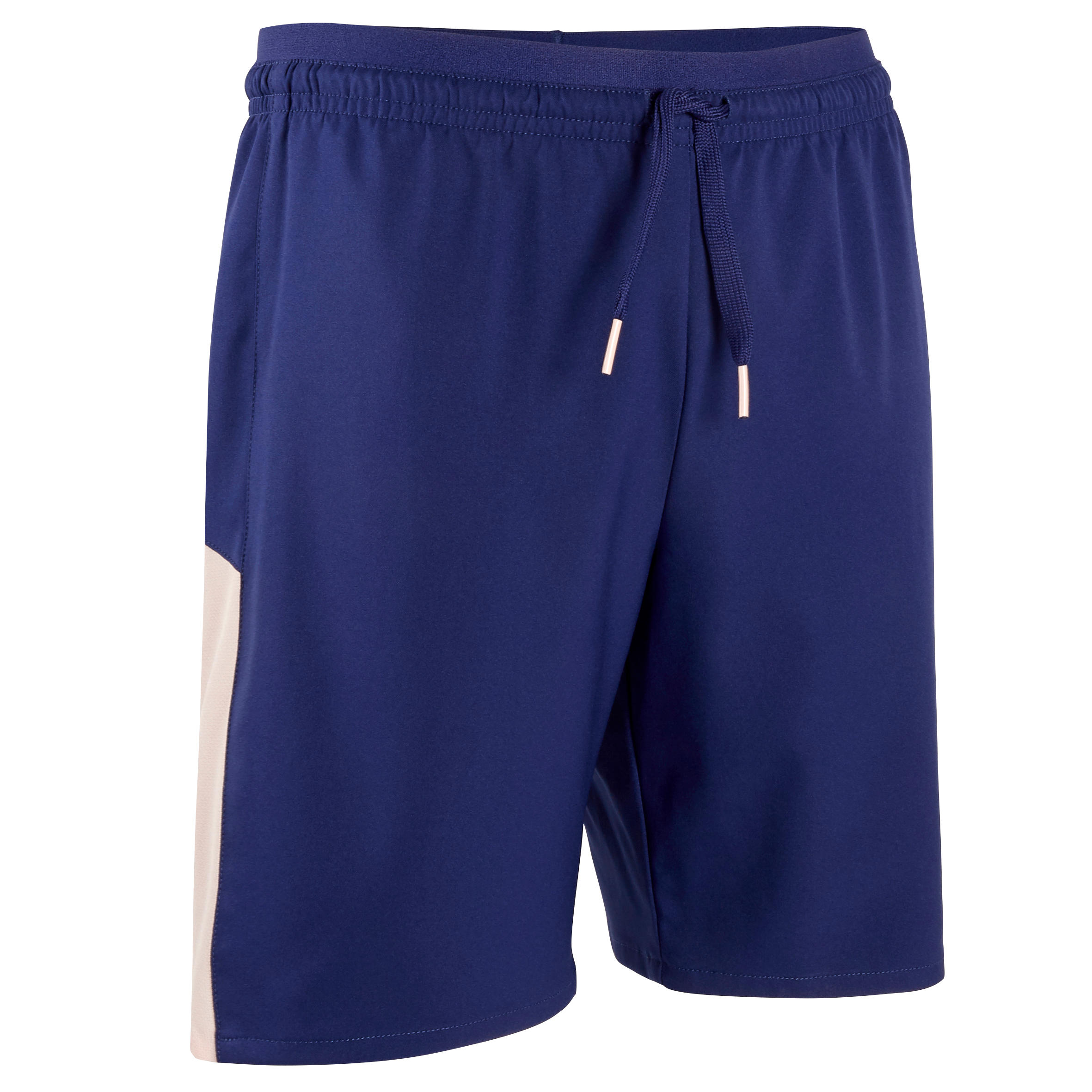 Kipsta Fussballshorts F500 Kinder Mädchen blau/rosa