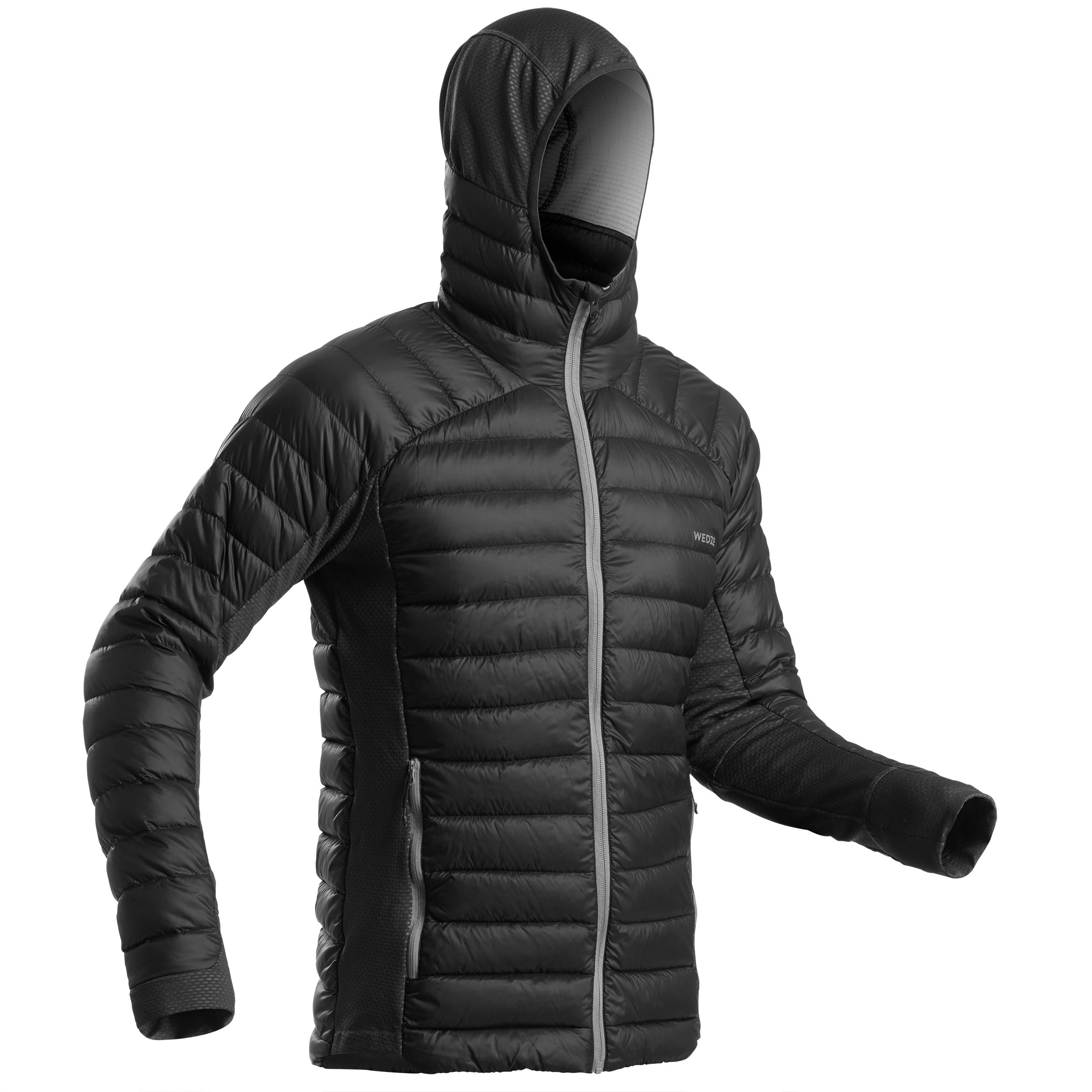 Wedze Skijacke Daunenjacke FR900 warm Herren grau
