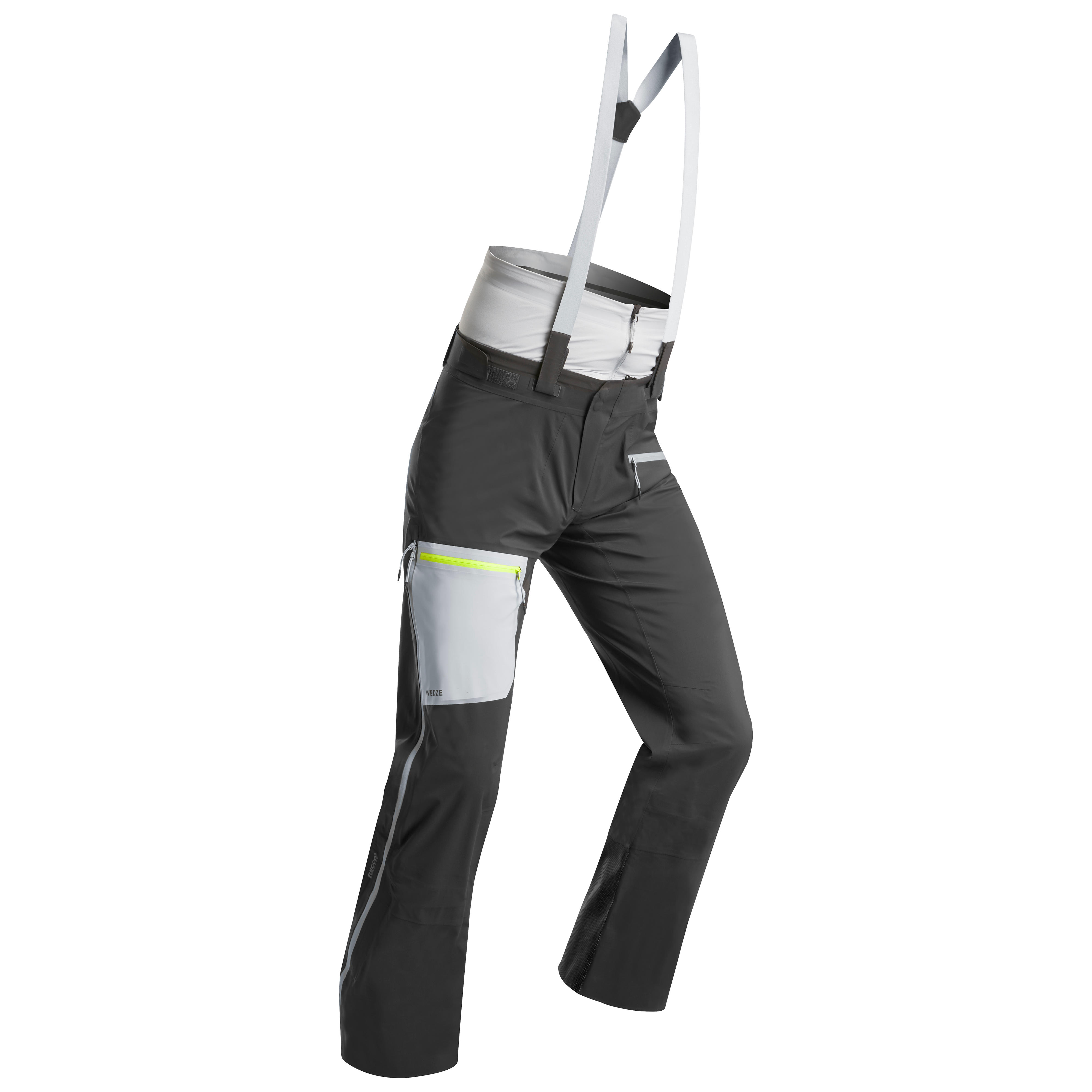 Wedze Tourenskihose Tourenski Herren grau/schwarz