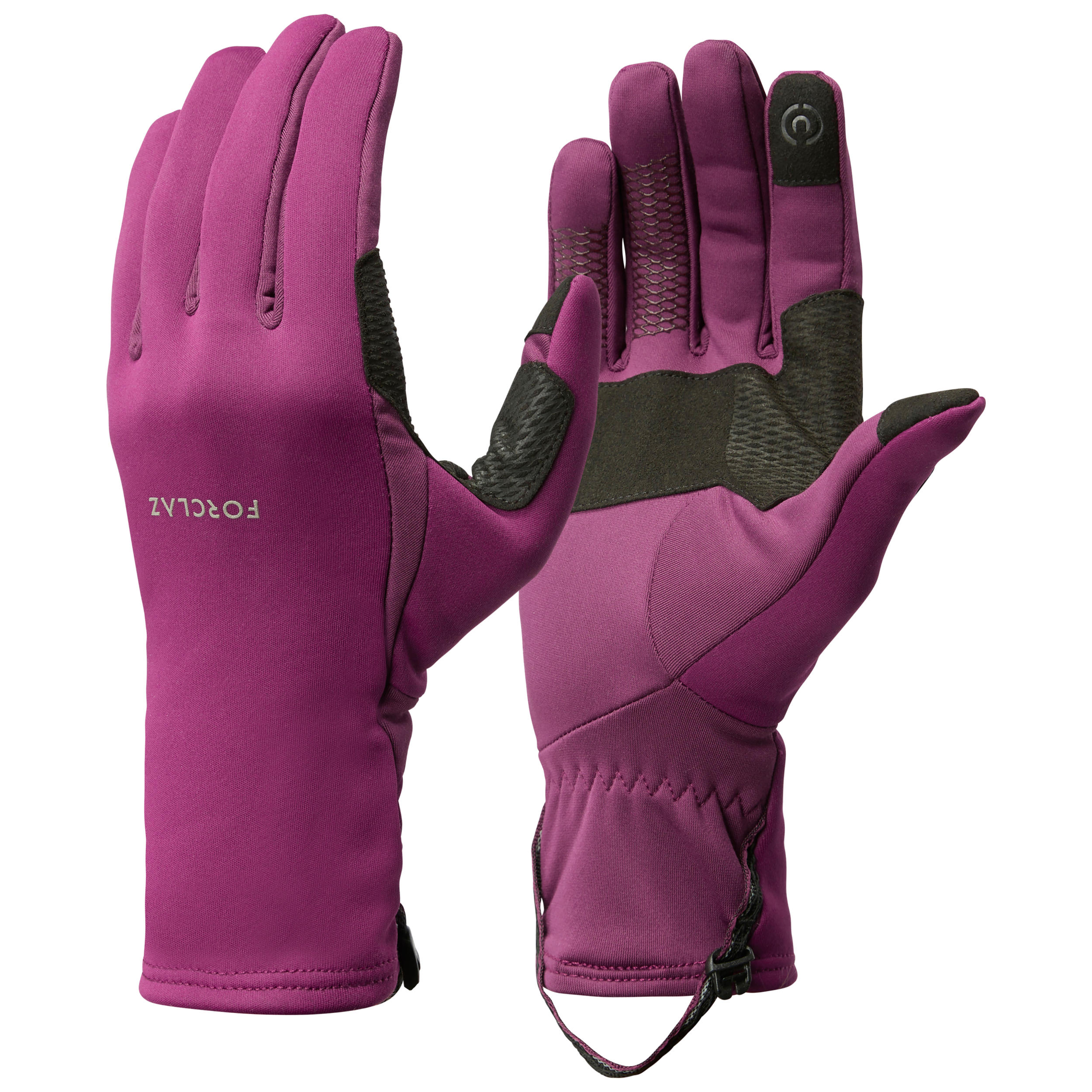 Forclaz Handschuhe Bergtrekking Trek 500 Stretch Erwachsene schwarz
