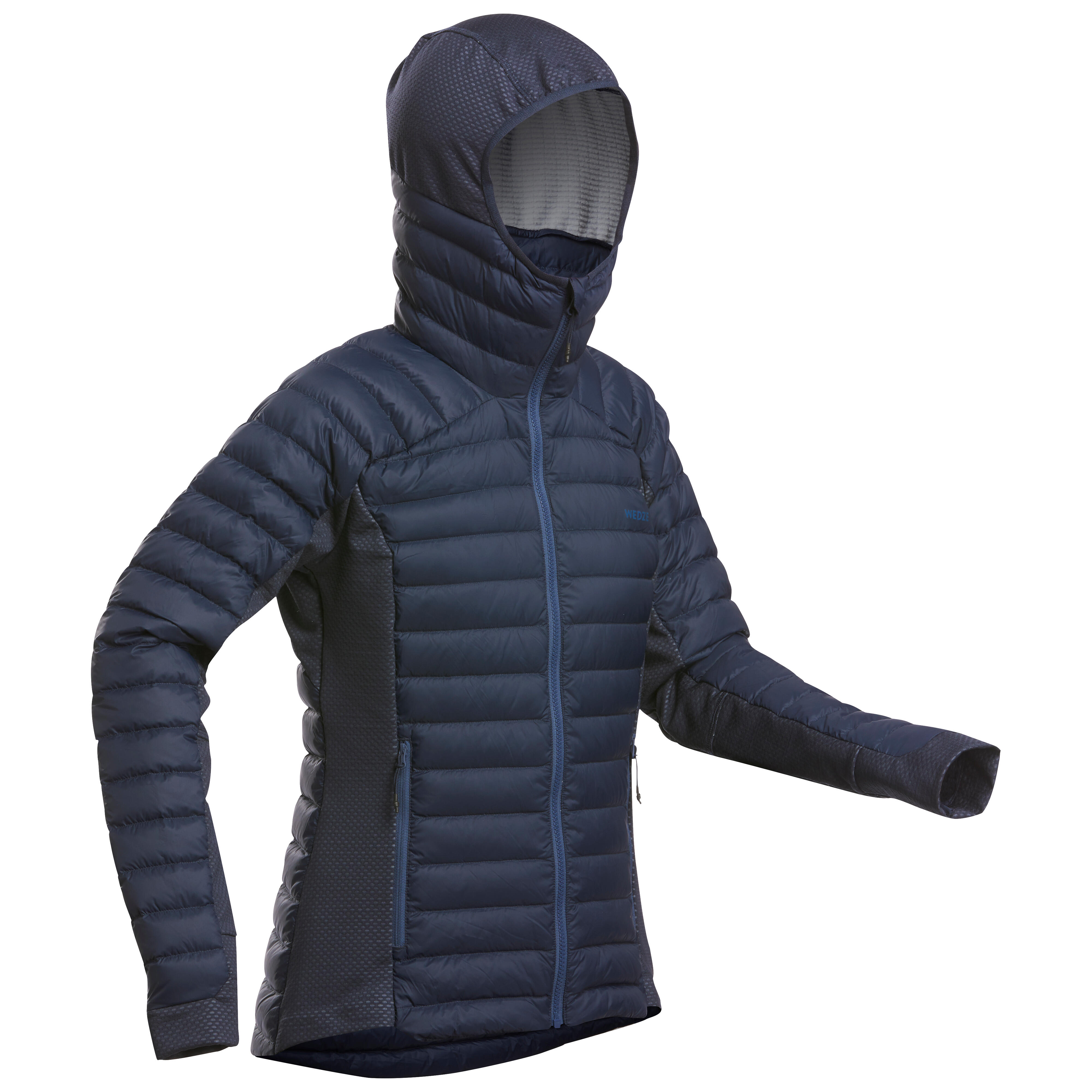 Wedze Unterziehjacke Damen Ski - FR900 Daunen warm blau