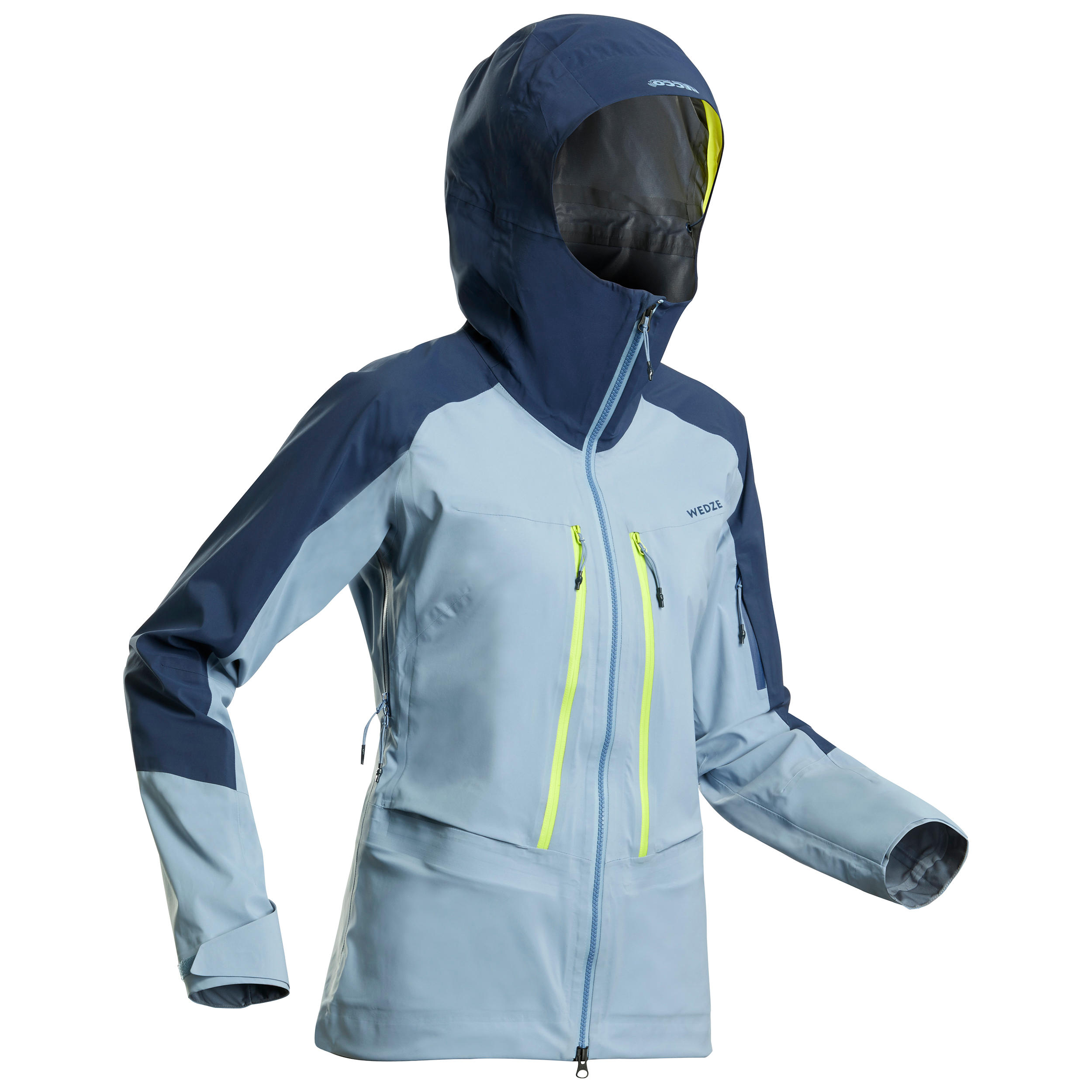 Wedze Skijacke Tourenjacke Tourenski Damen hellblau/dunkelblau