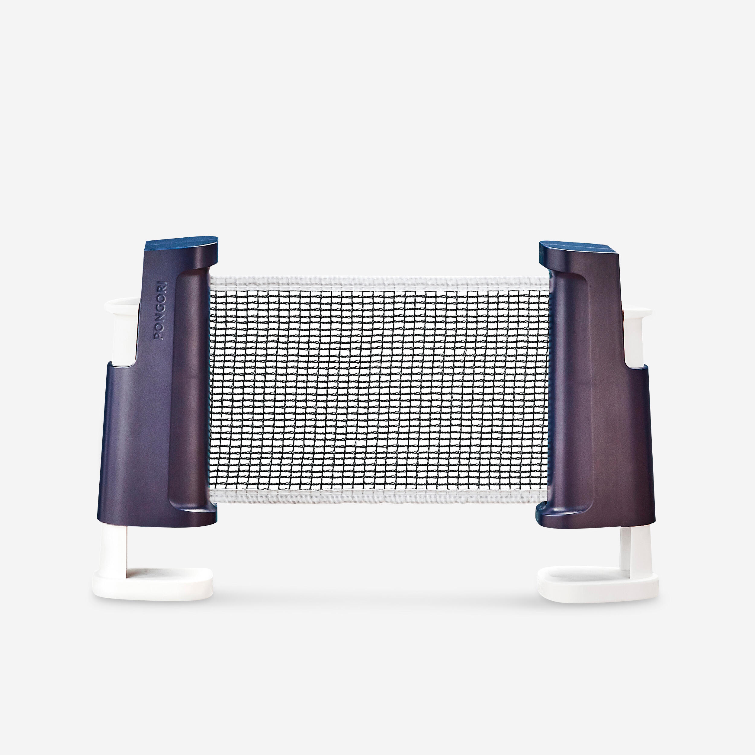 Pongori Tischtennisnetz + Pfosten Rollnet verstellbar blau/weiss