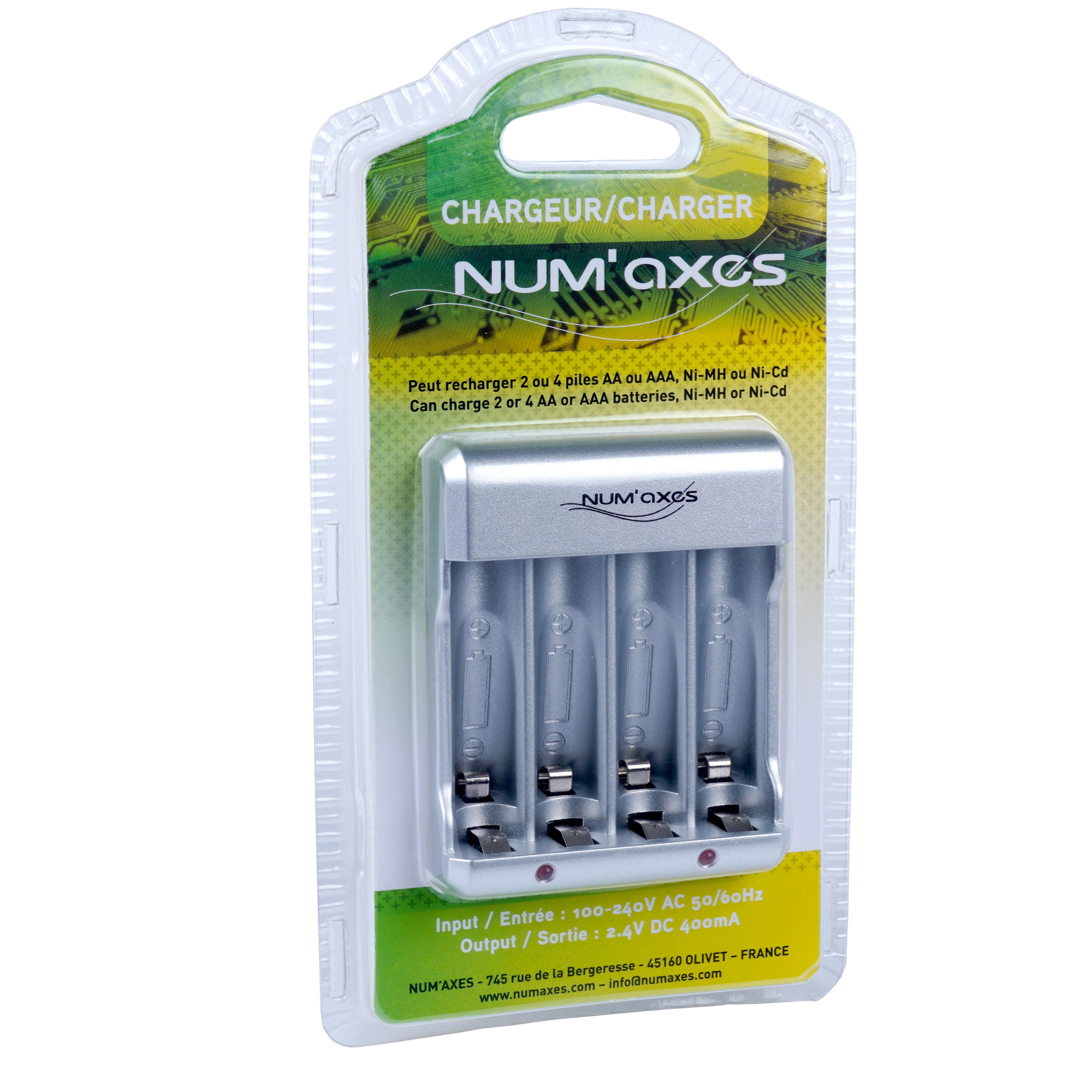 Num'axes Batterieladegerät