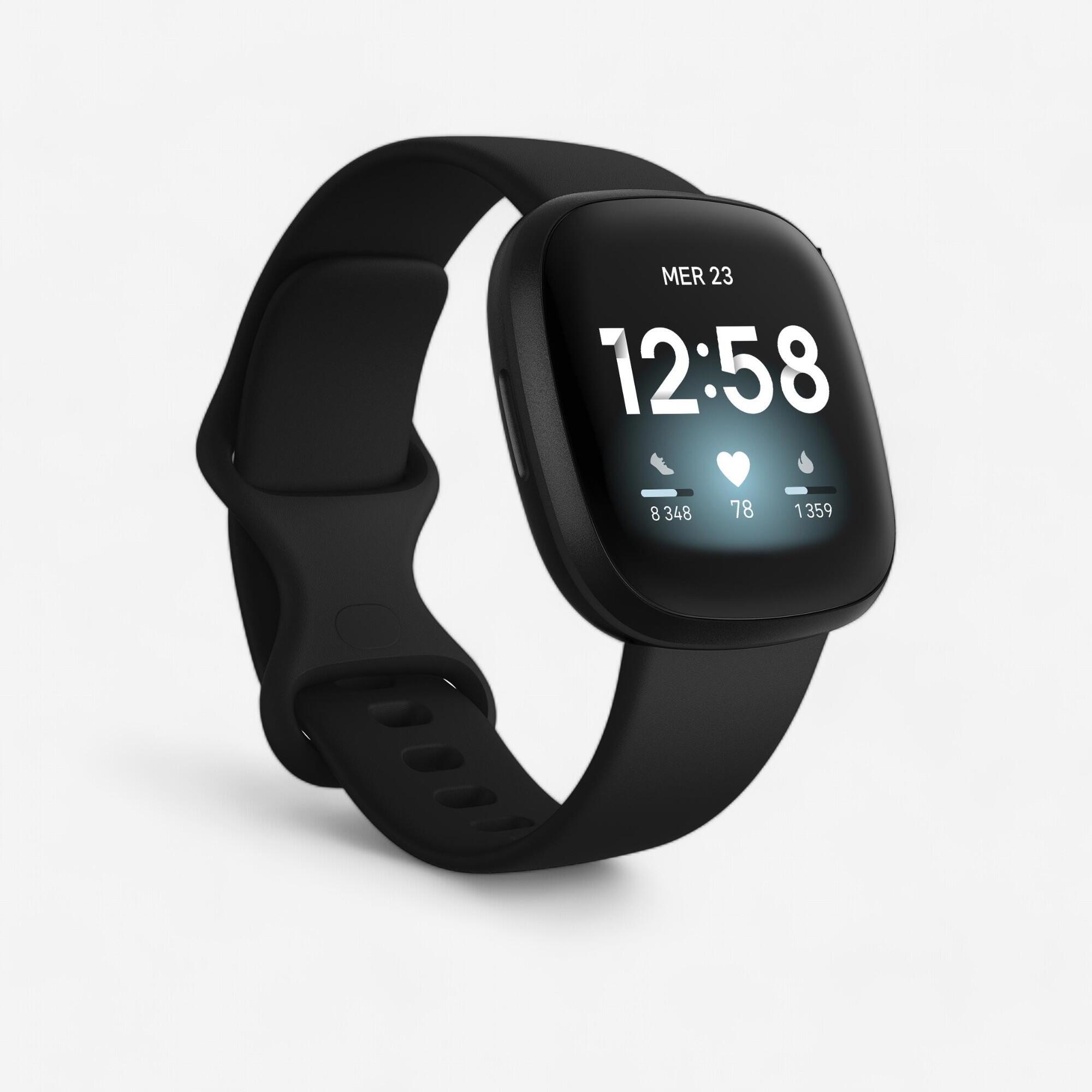Fitbit Smartwatch Fitbit Versa 3 mit GPS schwarz