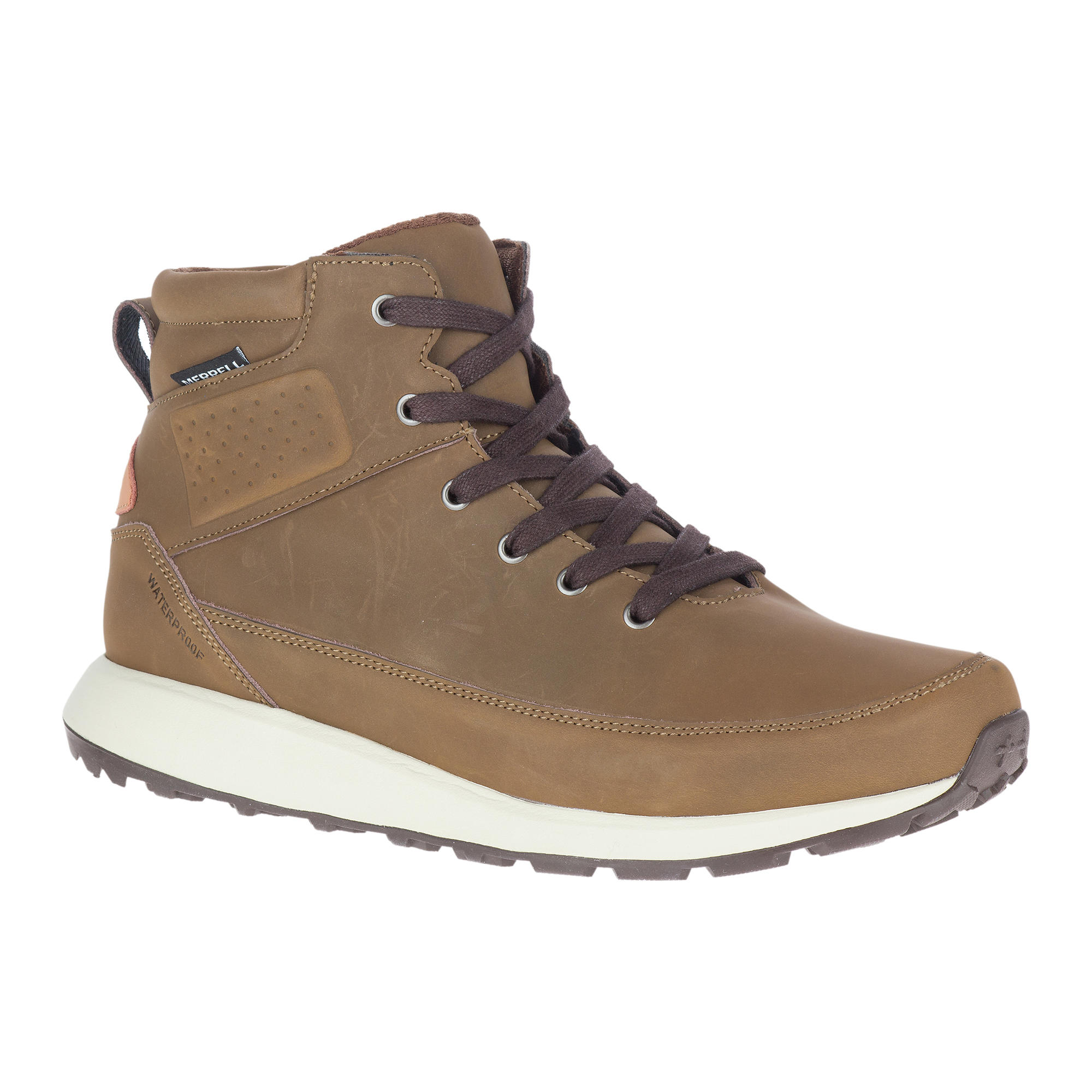 Merrell Wanderschuhe Leder Merrell Billow wasserdicht Herren braun