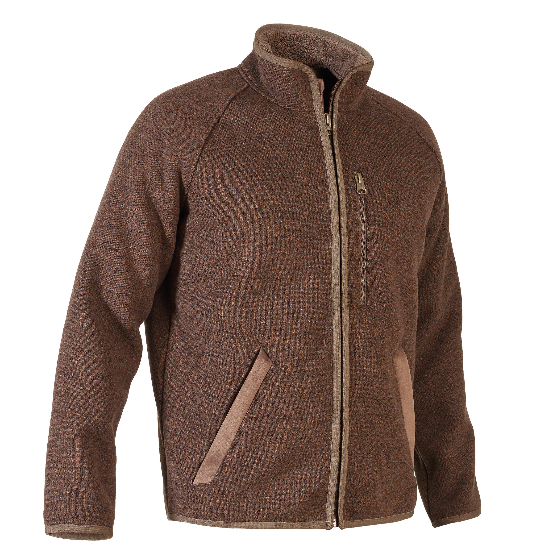 Solognac Jagdjacke Fleecejacke 900 Recycling-Polyester braun