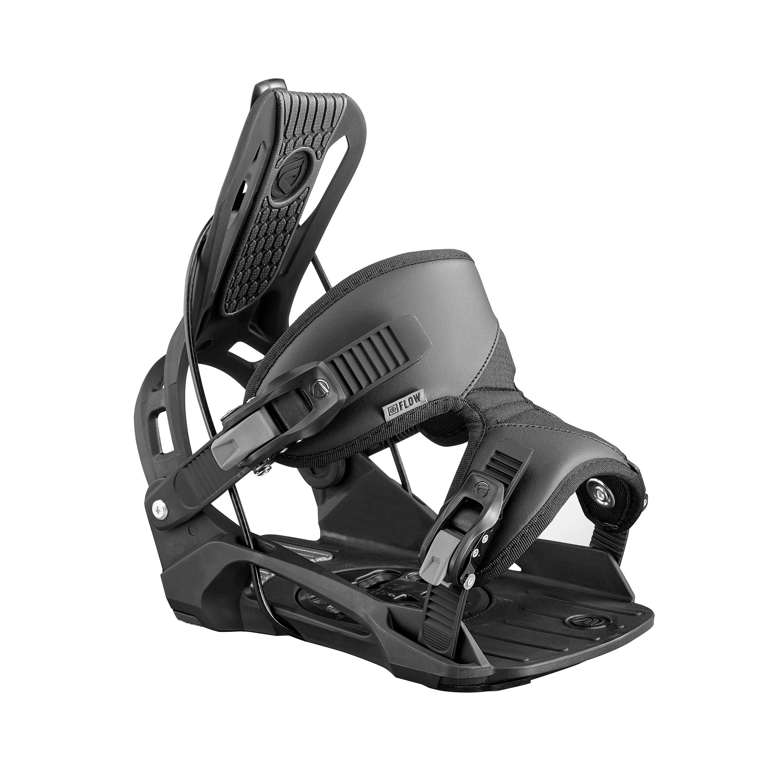 Flow Snowboardbindung Herren/Damen All Mountain Schnellverschluss - Nexus schwarz