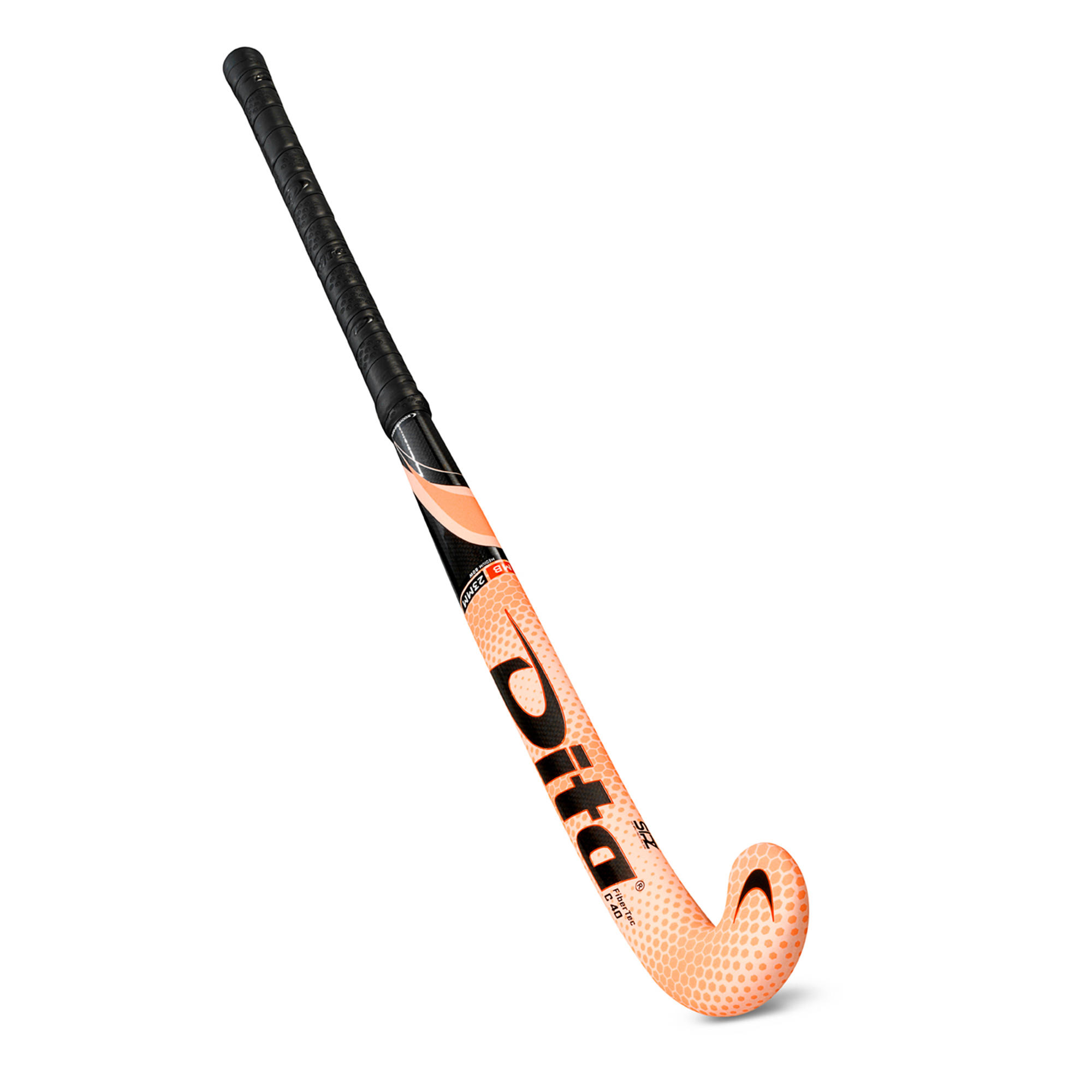 Dita Feldhockeyschläger FiberTecC40 Mid Bow 40% Carbon Erwachsene rosa