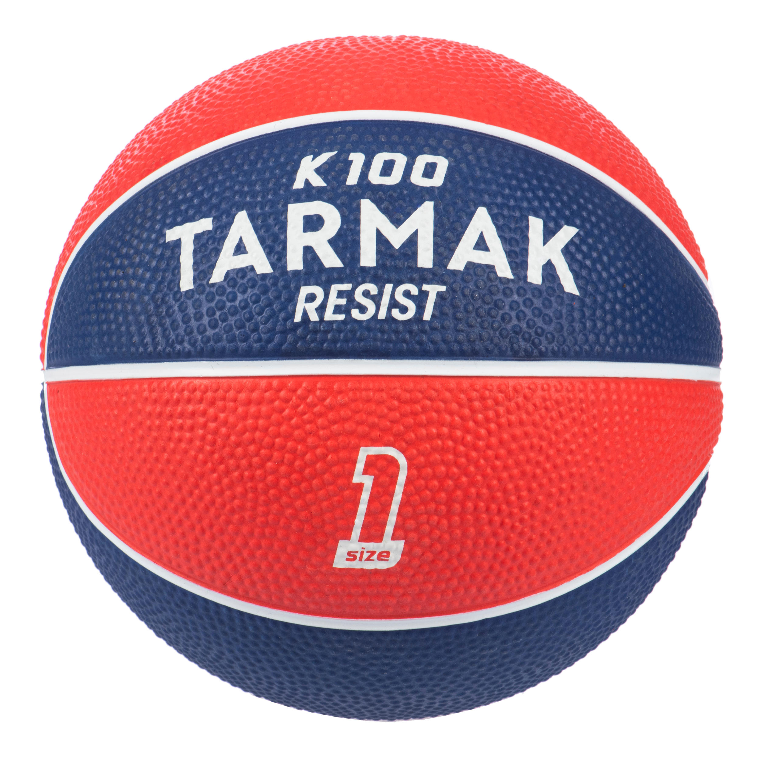 Tarmak Basketball Mini K100 Gummi Größe 1 Für Kinder bis 4 Jahre gelb/violett