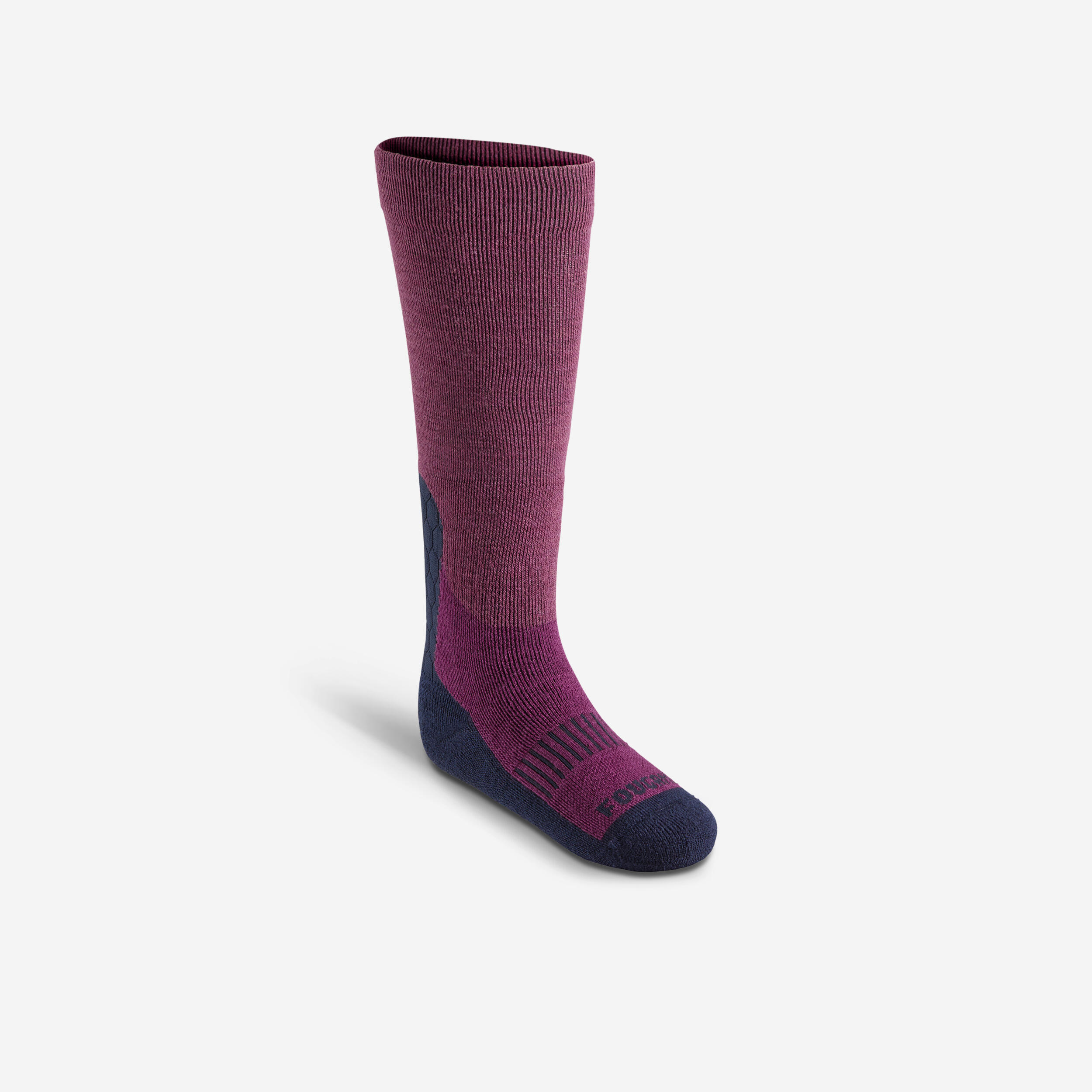 Fouganza Winter-Reitsocken 500 Warm Kinder dunkelblau
