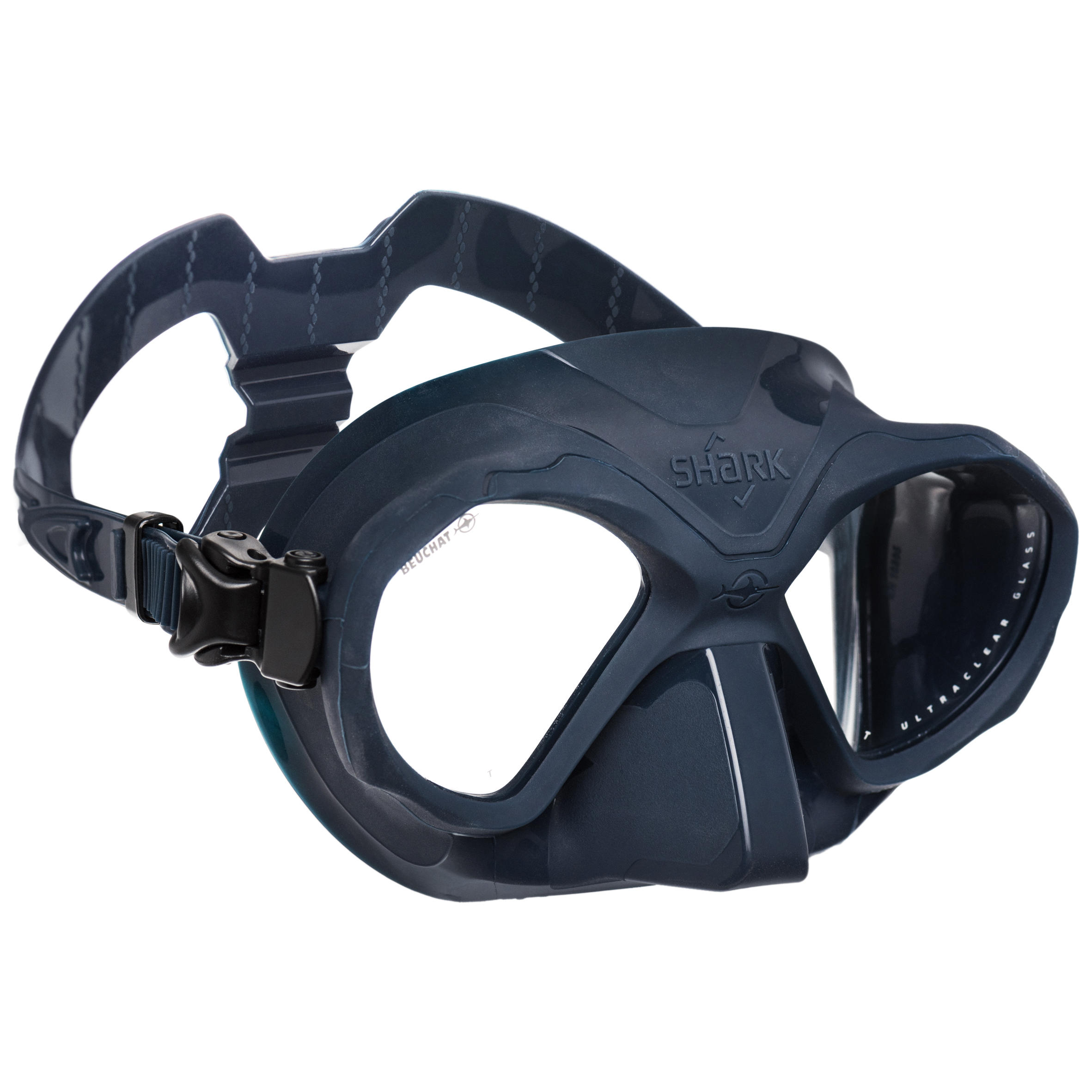 Beuchat Tauchmaske Freediving Shark dunkelbau