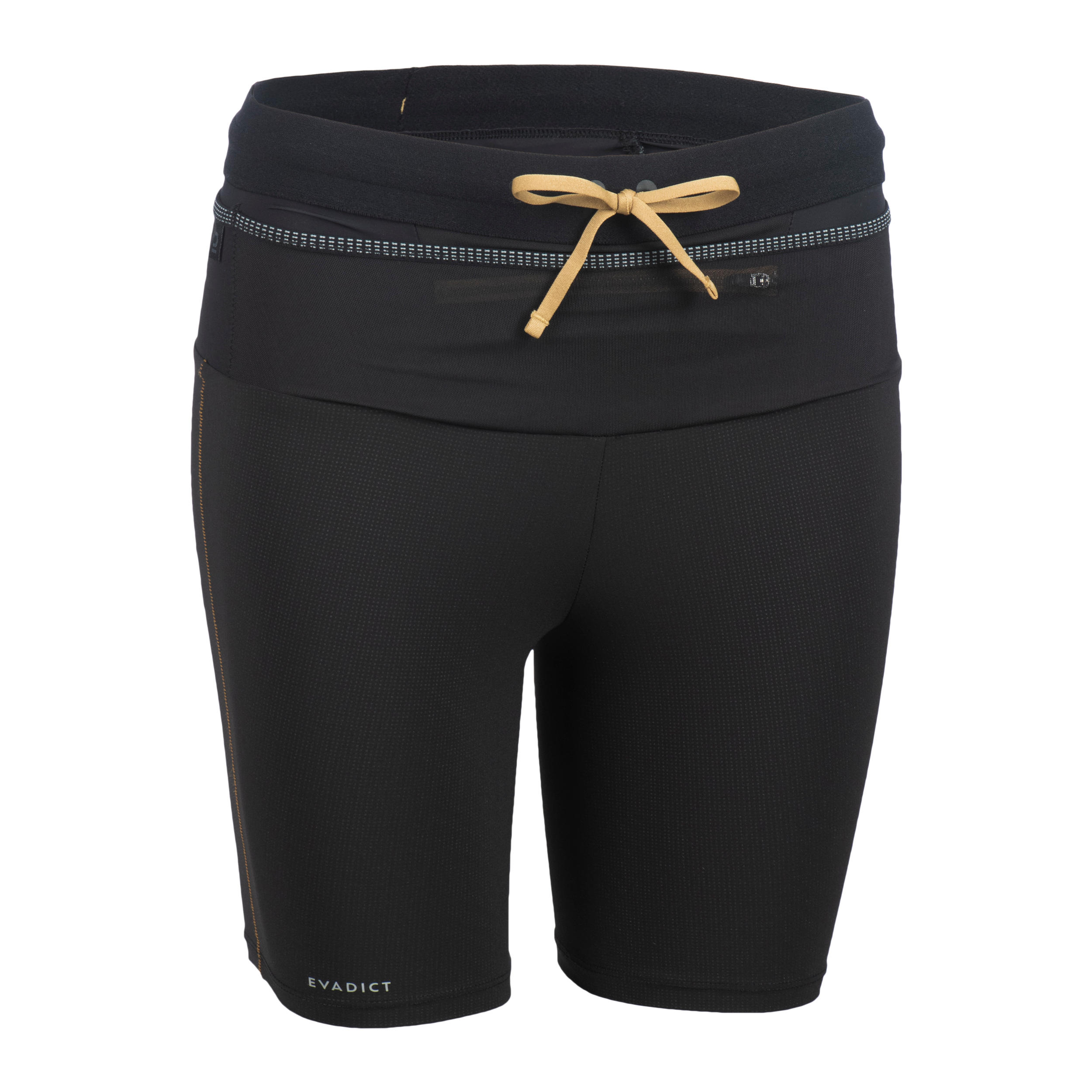 Evadict Laufshorts Tights Trail Emboss Damen schwarz/bronze