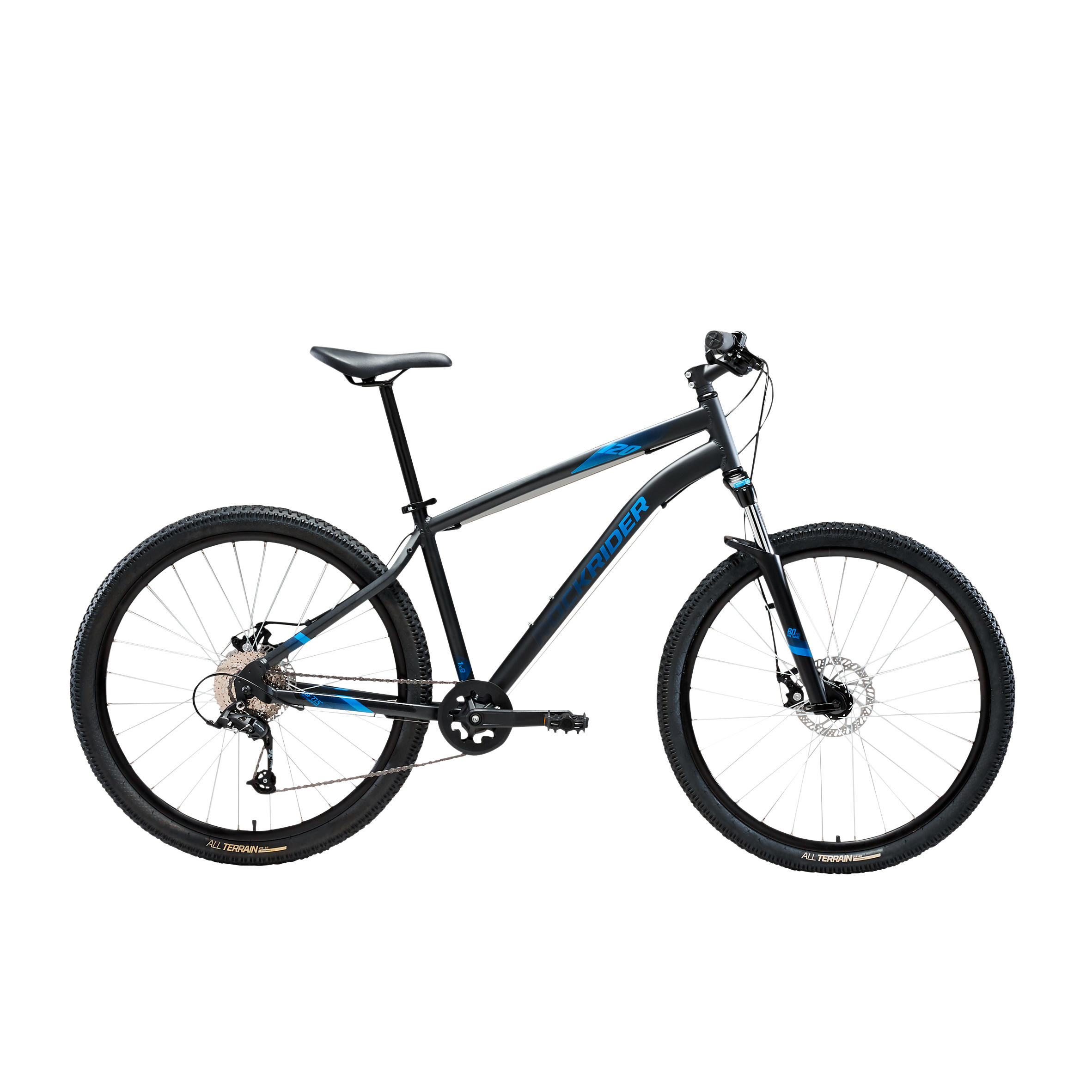 Rockrider Mountainbike ST 120 27,5 Zoll schwarz/blau