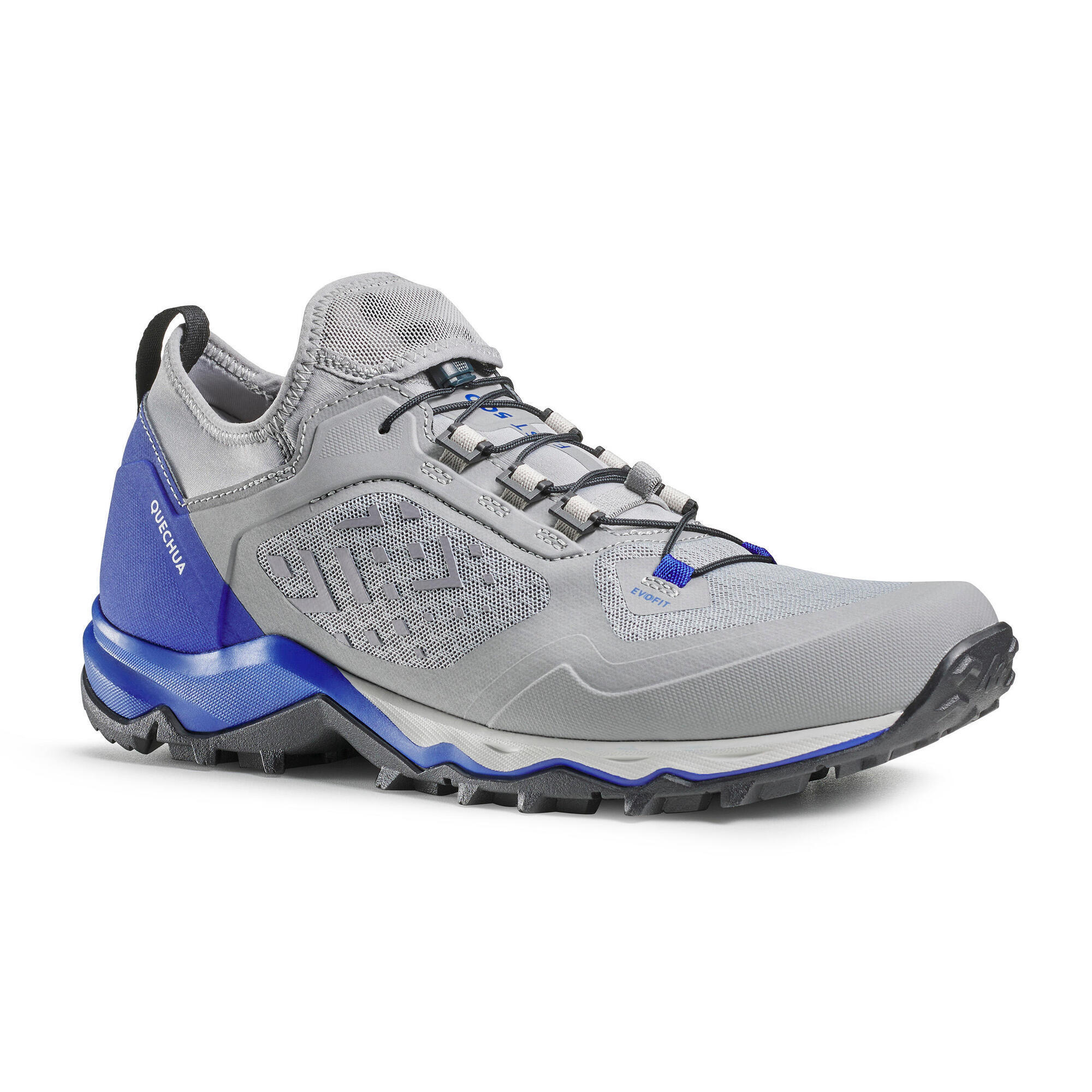 Quechua Wanderschuhe Speed Hiking FH500 Ultraleicht Herren grau/blau