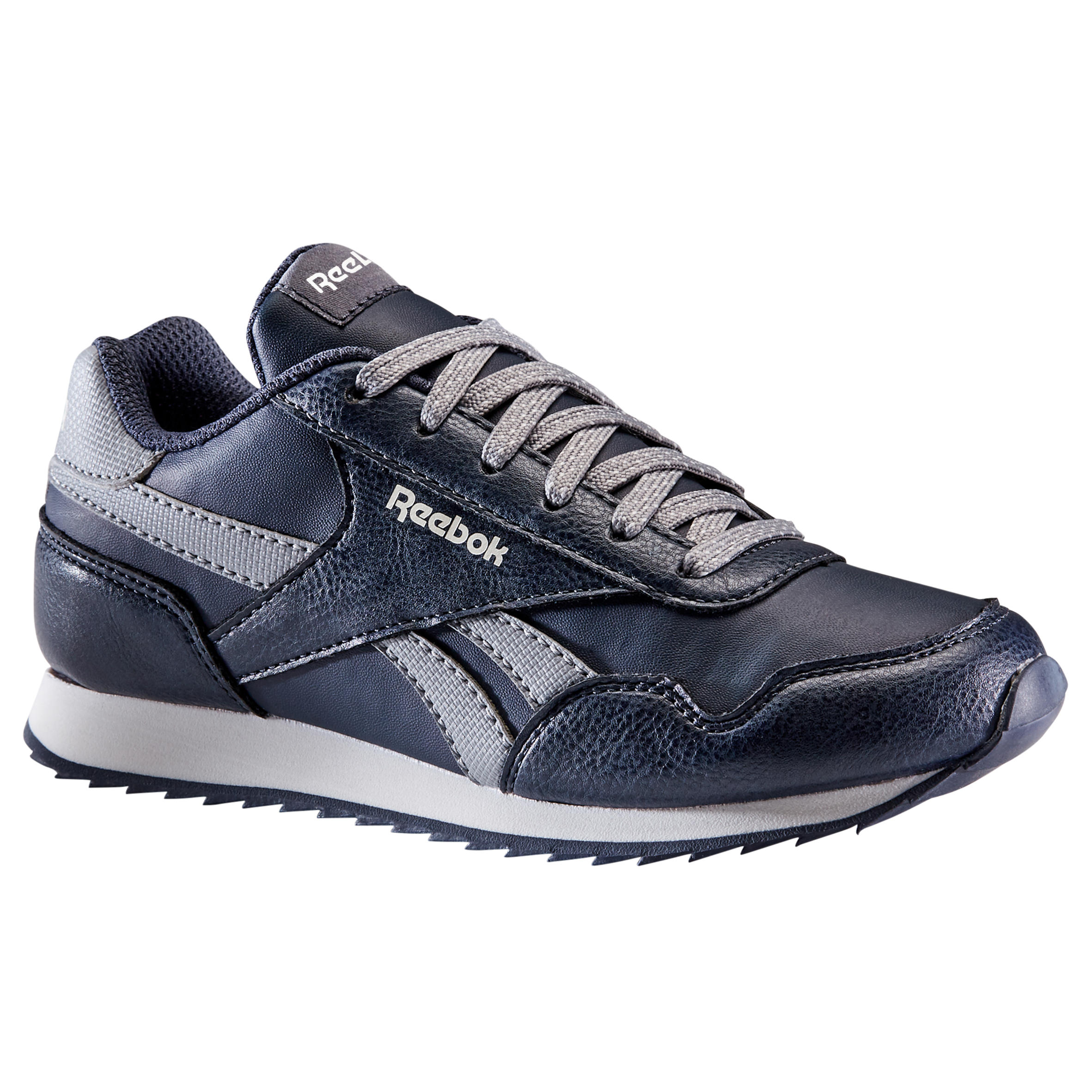 Reebok Sportschuhe Walking Schnürsenkel Classic Kinder marineblau/grau