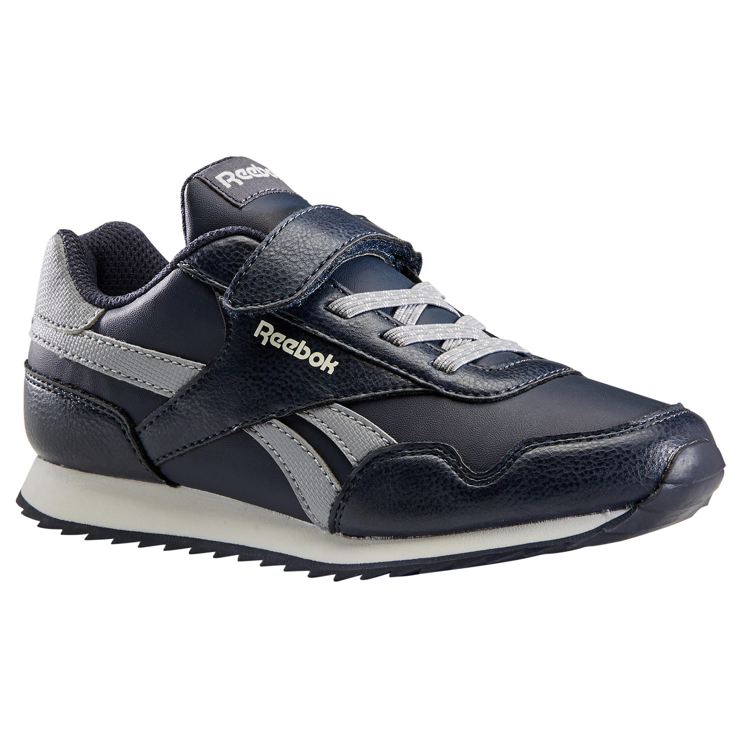 Reebok Sportschuhe Walking Klettverschluss Classic Kinder marineblau/grau XFR
