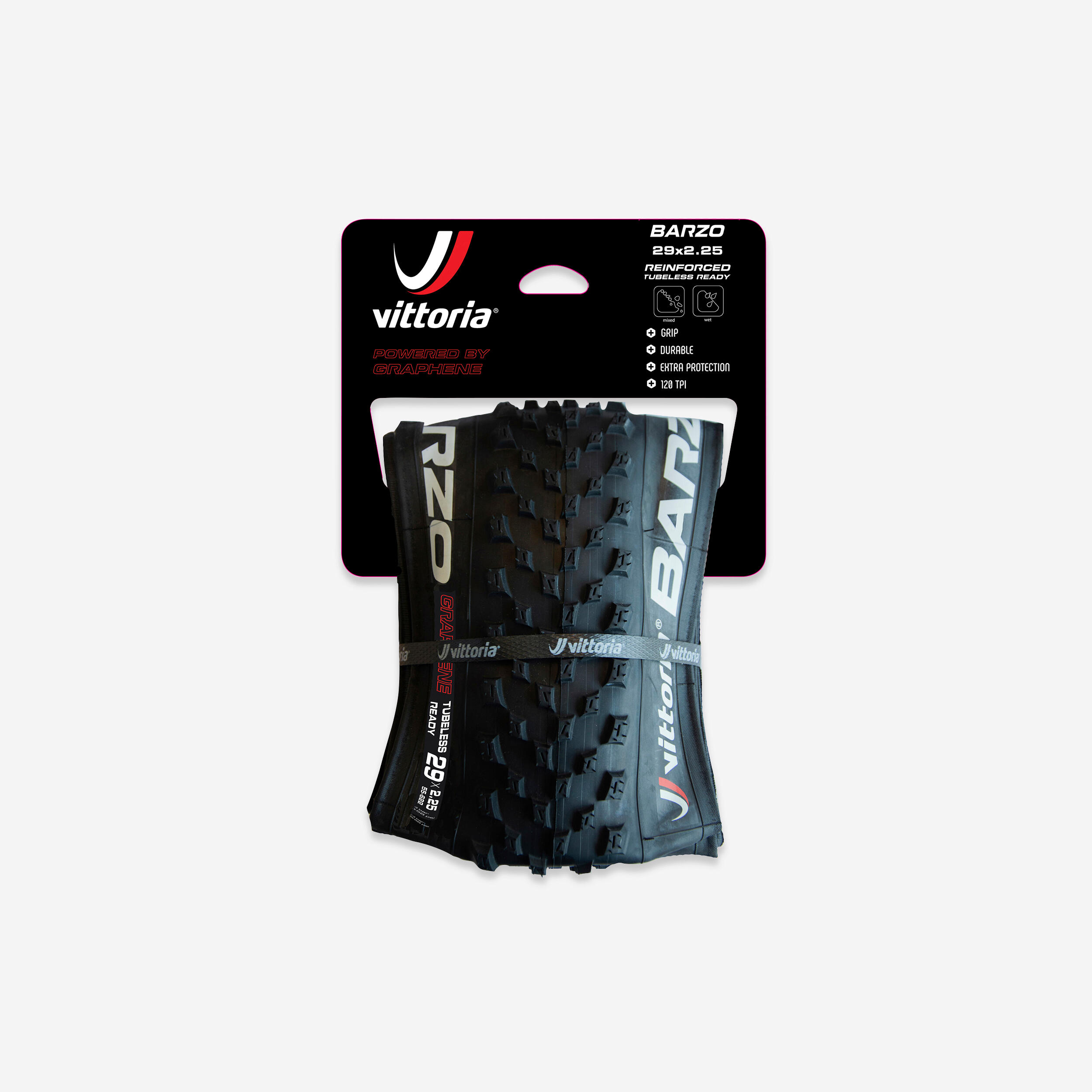 Vittoria Faltreifen MTB Barzo 29×2,25 TLR verstärkt