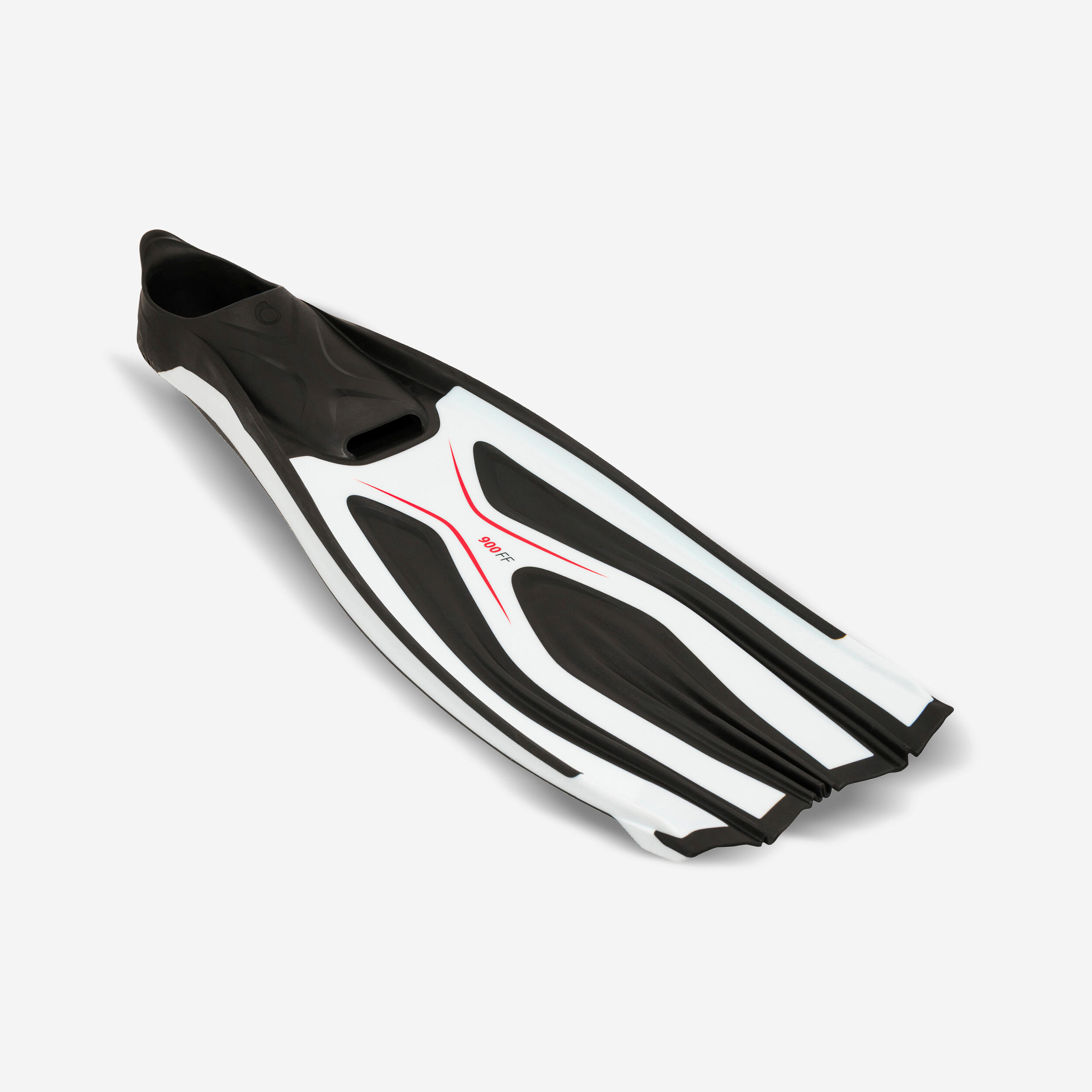 Subea Tauchflossen Damen/Herren 900 schwarz/weiss