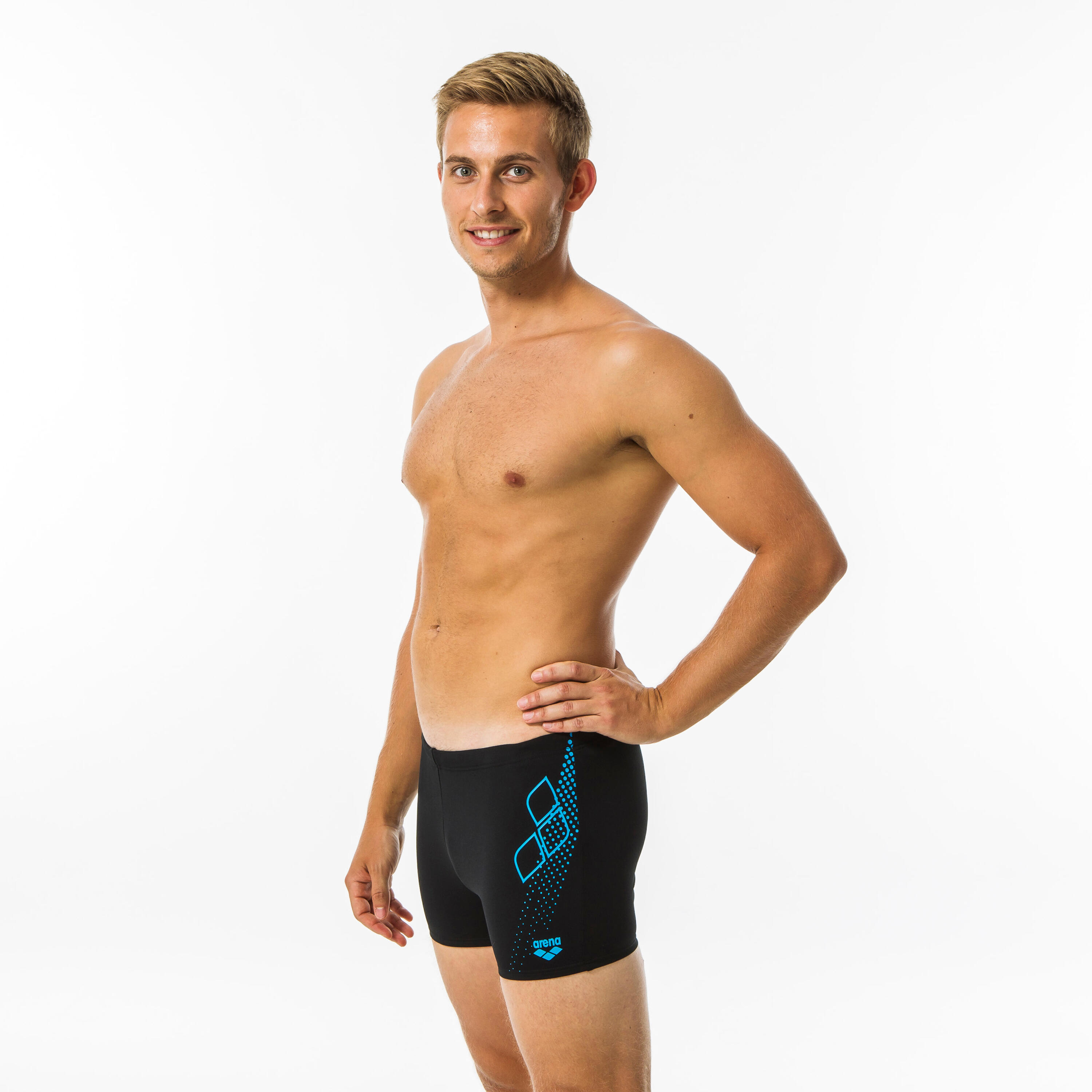 Arena Boxer-Badehose Arena Herren schwarz/blau