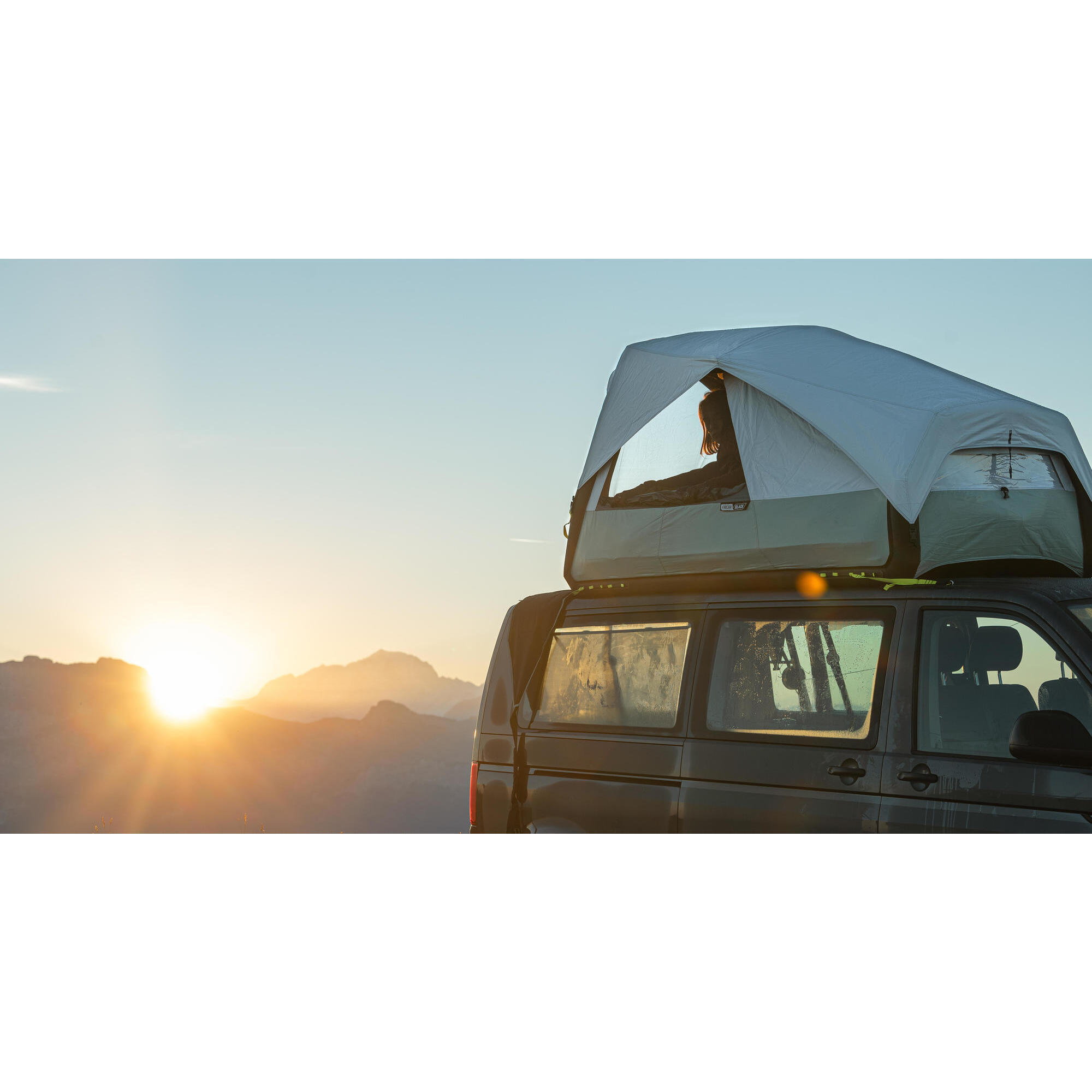 Quechua Dachzelt Fresh & Black - VAN500 für 2 Personen