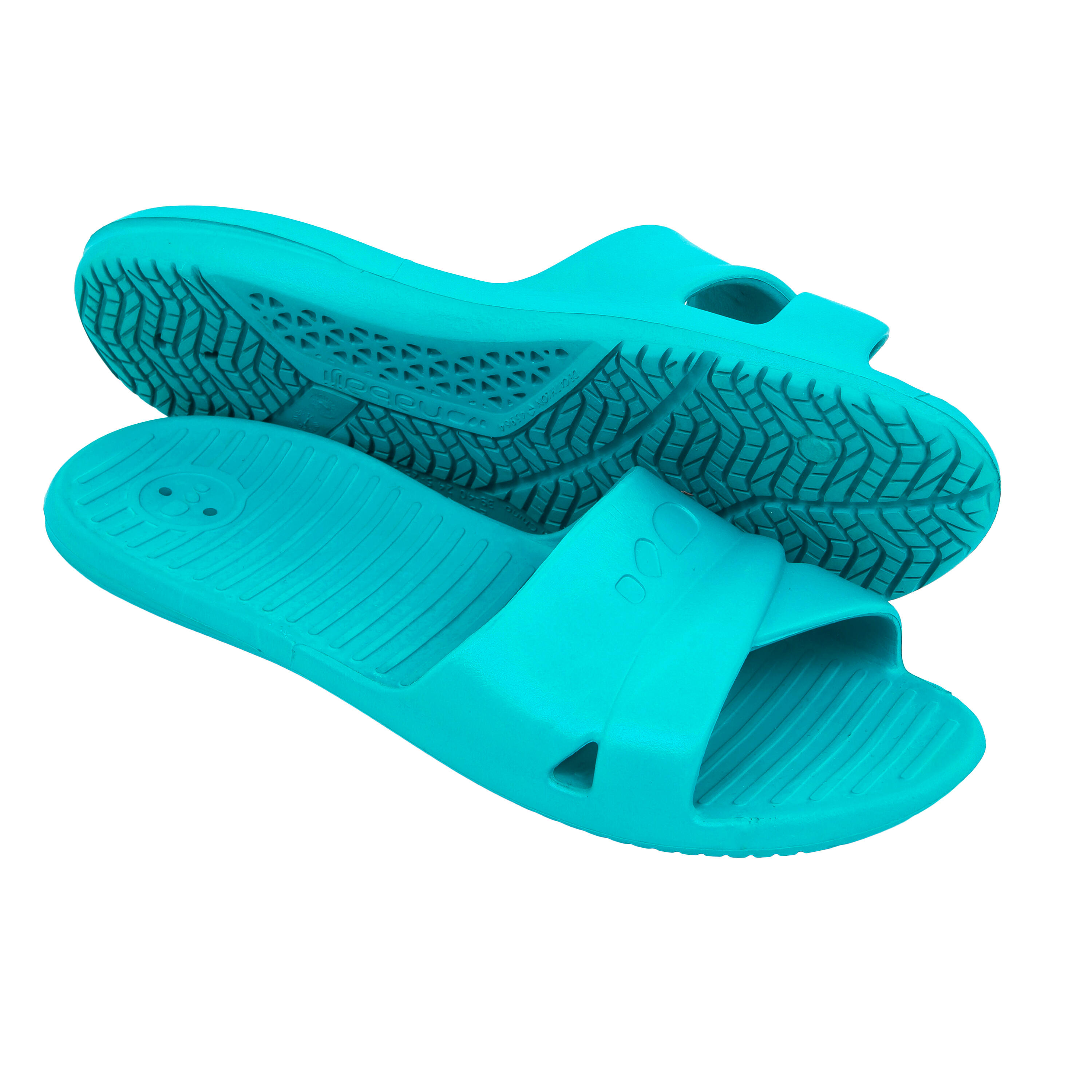 Nabaiji Badelatschen Slap 100 Basic Damen blau