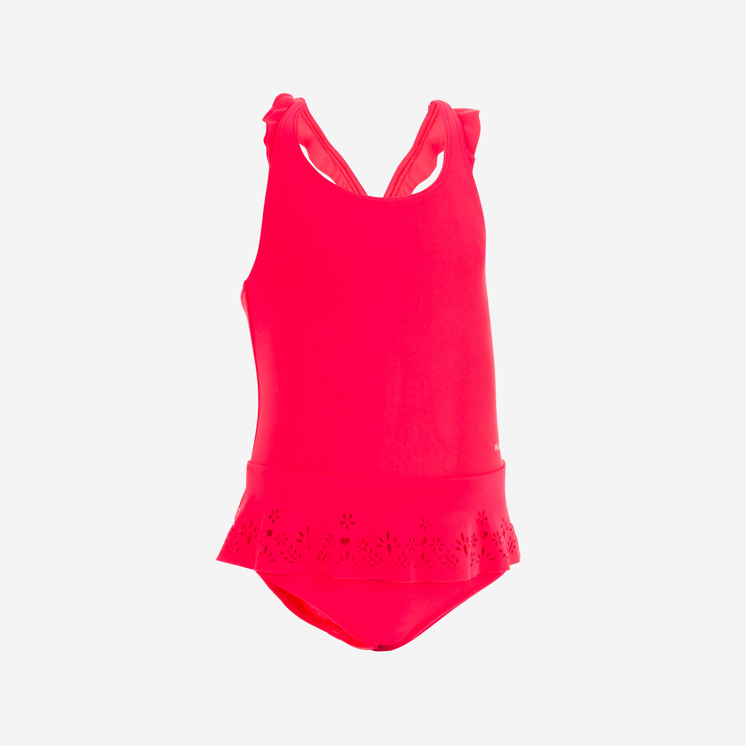 Nabaiji Badeanzug Babys/Kleinkinder mit Rockteil Mädchen rot