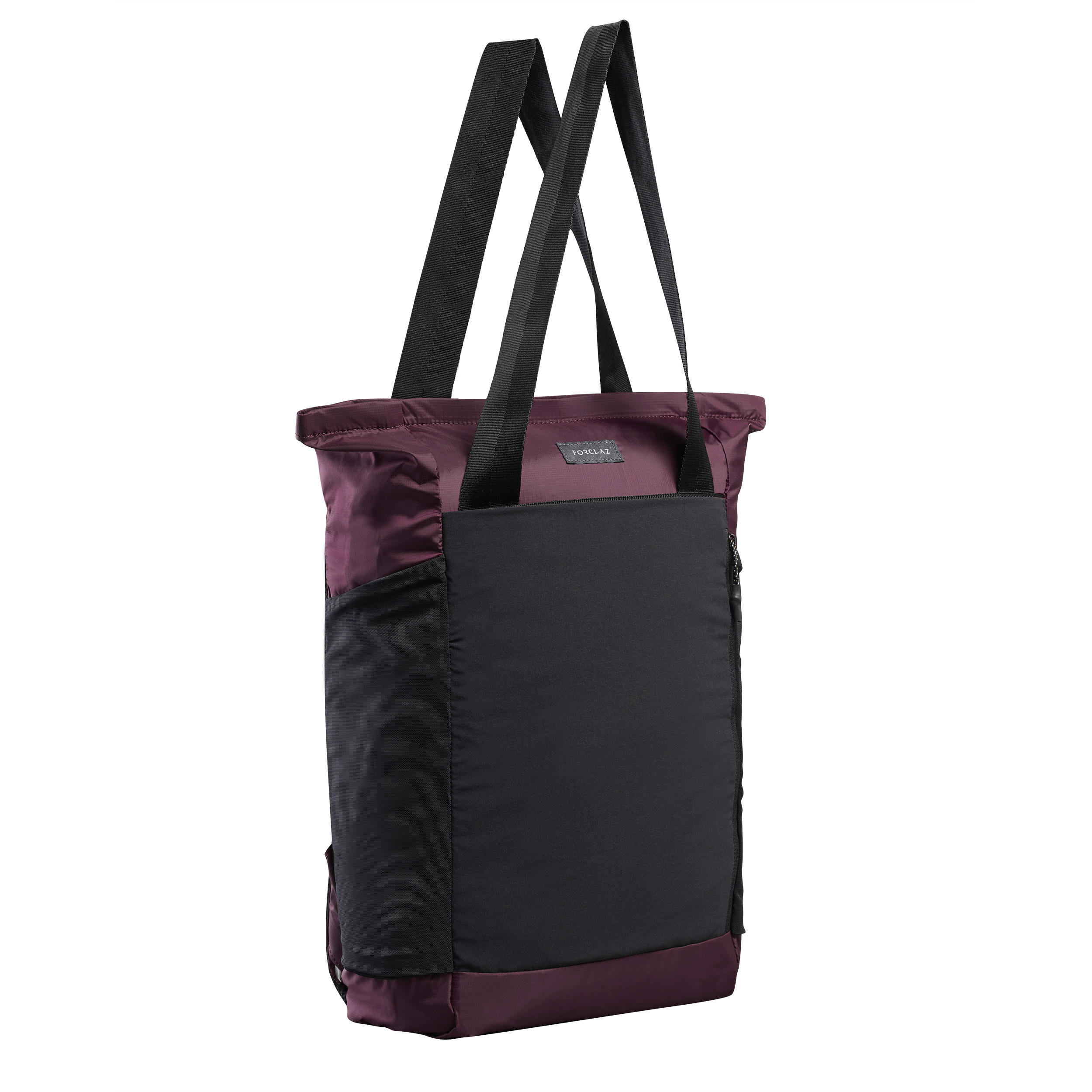 Forclaz Rucksacktasche Travel 15 Liter 2 in 1 bordeauxrot