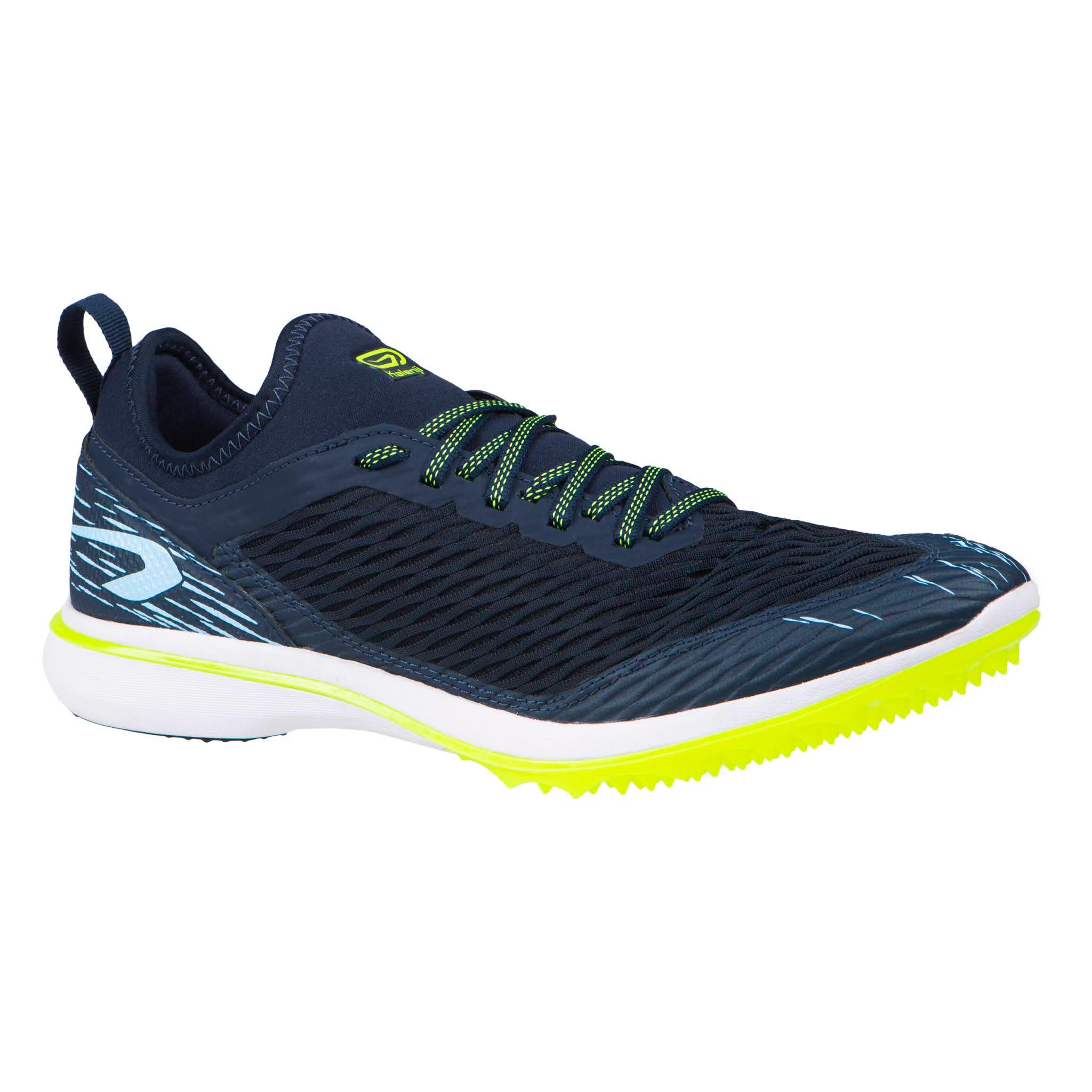 Kalenji Laufschuhe Leichtathletik Training Track blau/gelb