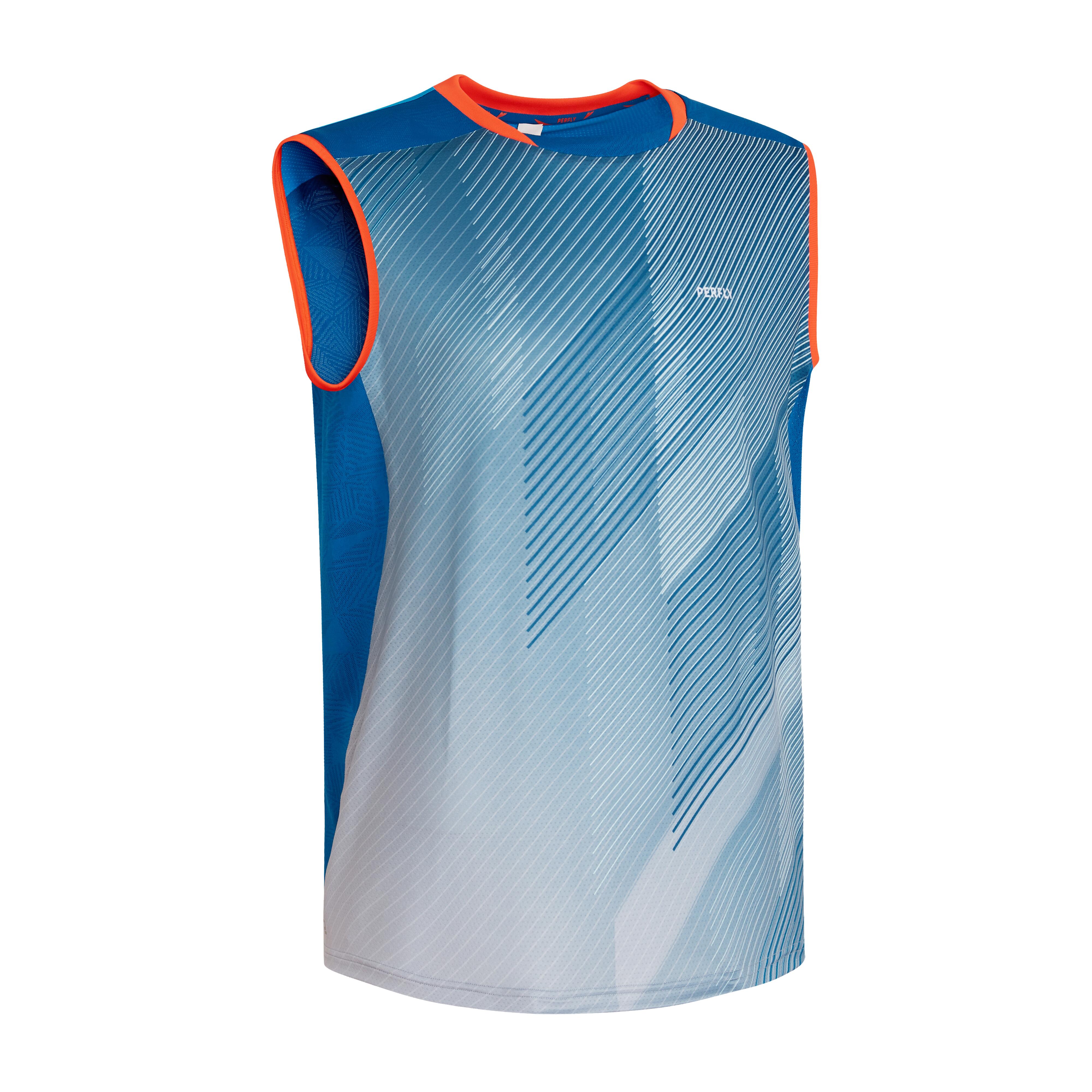 Perfly Badminton T-Shirt TS 990 Herren blau