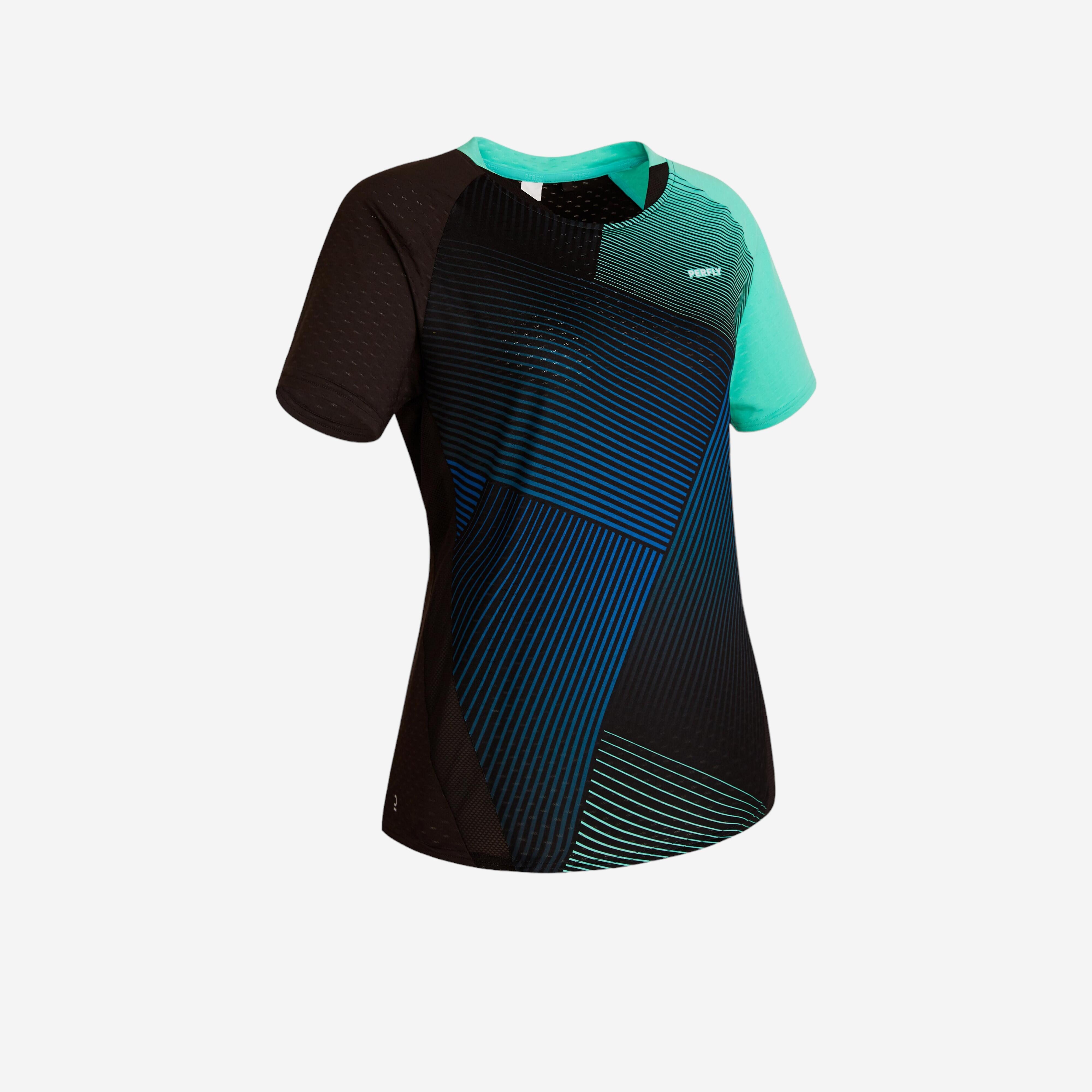 Perfly Badminton T-Shirt TS 560 Damen blau