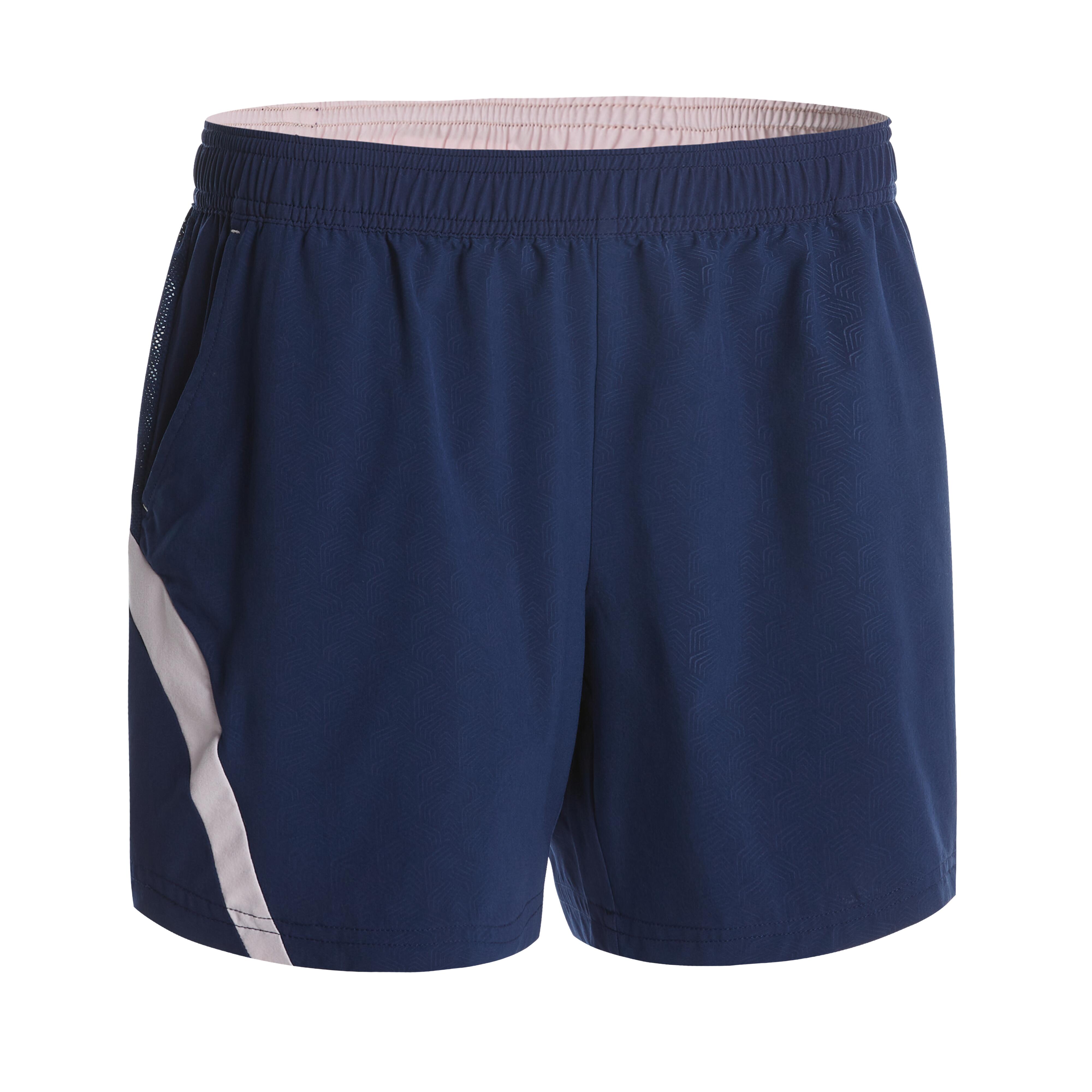 Perfly Damen Badminton Shorts - 560 marineblau/pink