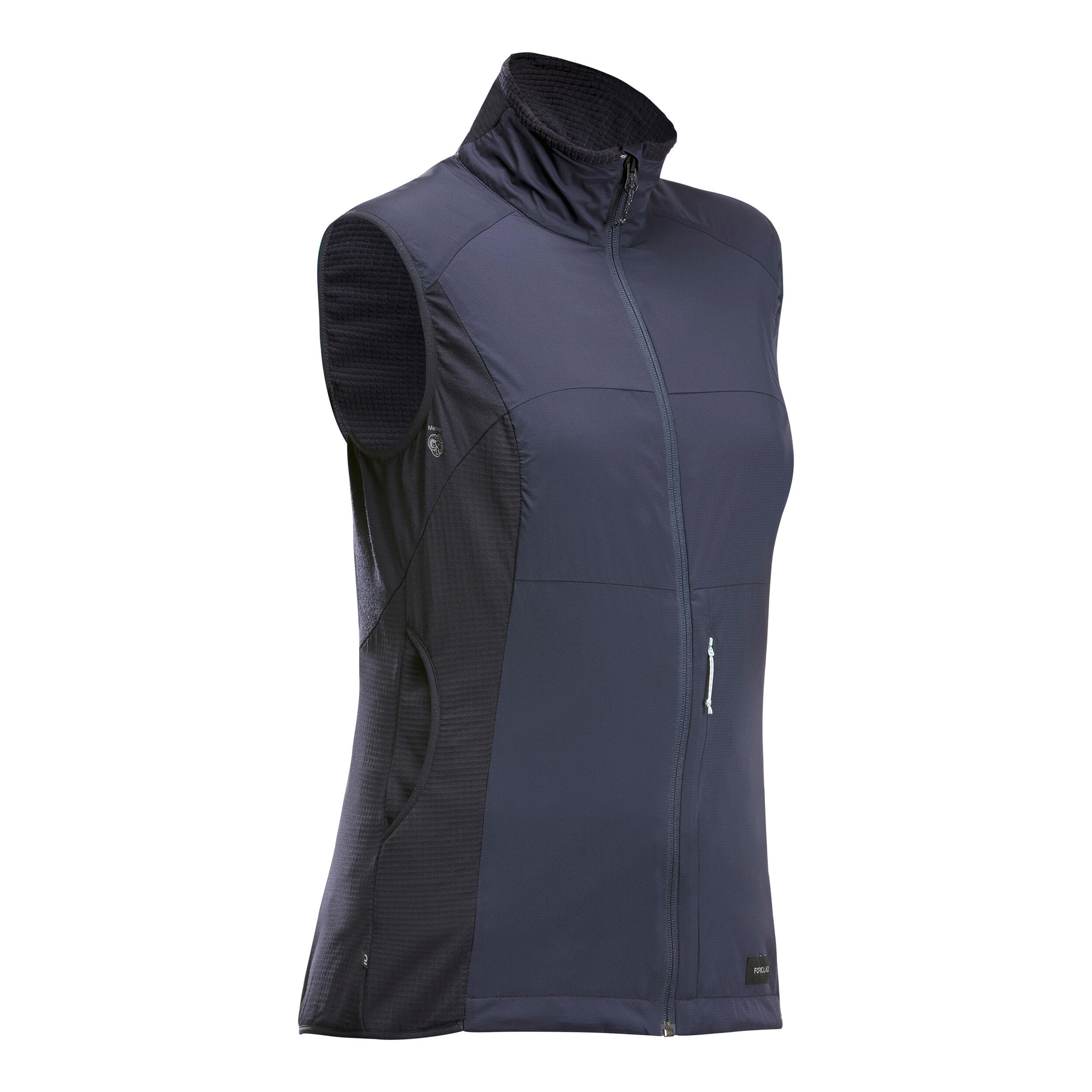 Forclaz Softshellweste Trekking Trek 500 Damen dunkelblau