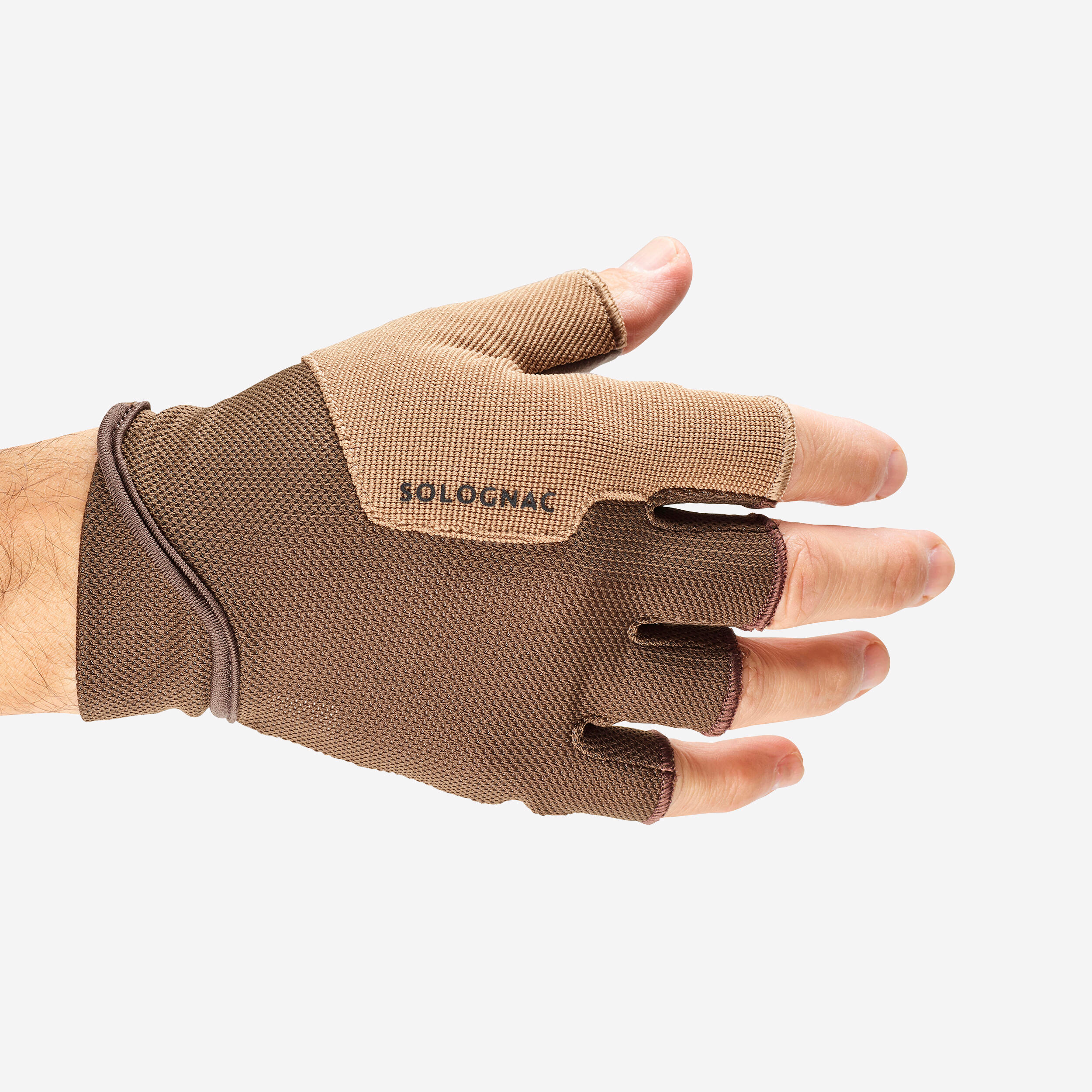 Solognac Schießhandschuhe TRAP braun